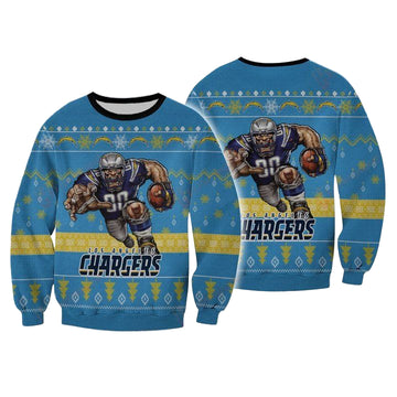 Nfl Los Angeles Chargers Player Rushing Sweater And Ugly Sweater ? Usalast
