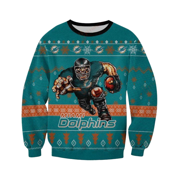 Nfl Miami Dolphins Player Rushing Sweater And Ugly Sweater ? Usalast