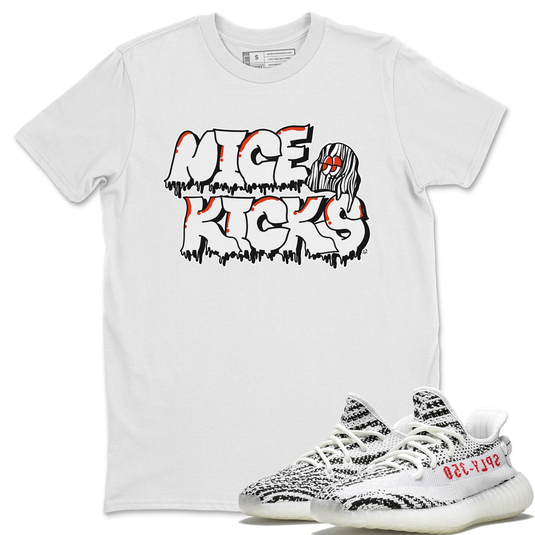 Nice Kicks Unisex Tops - Yeezy 350 Zebra