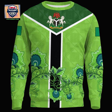 Nigeria Is My Homeland Sweater Knitted Long-Sleeved Sweater A7 ? Usalast