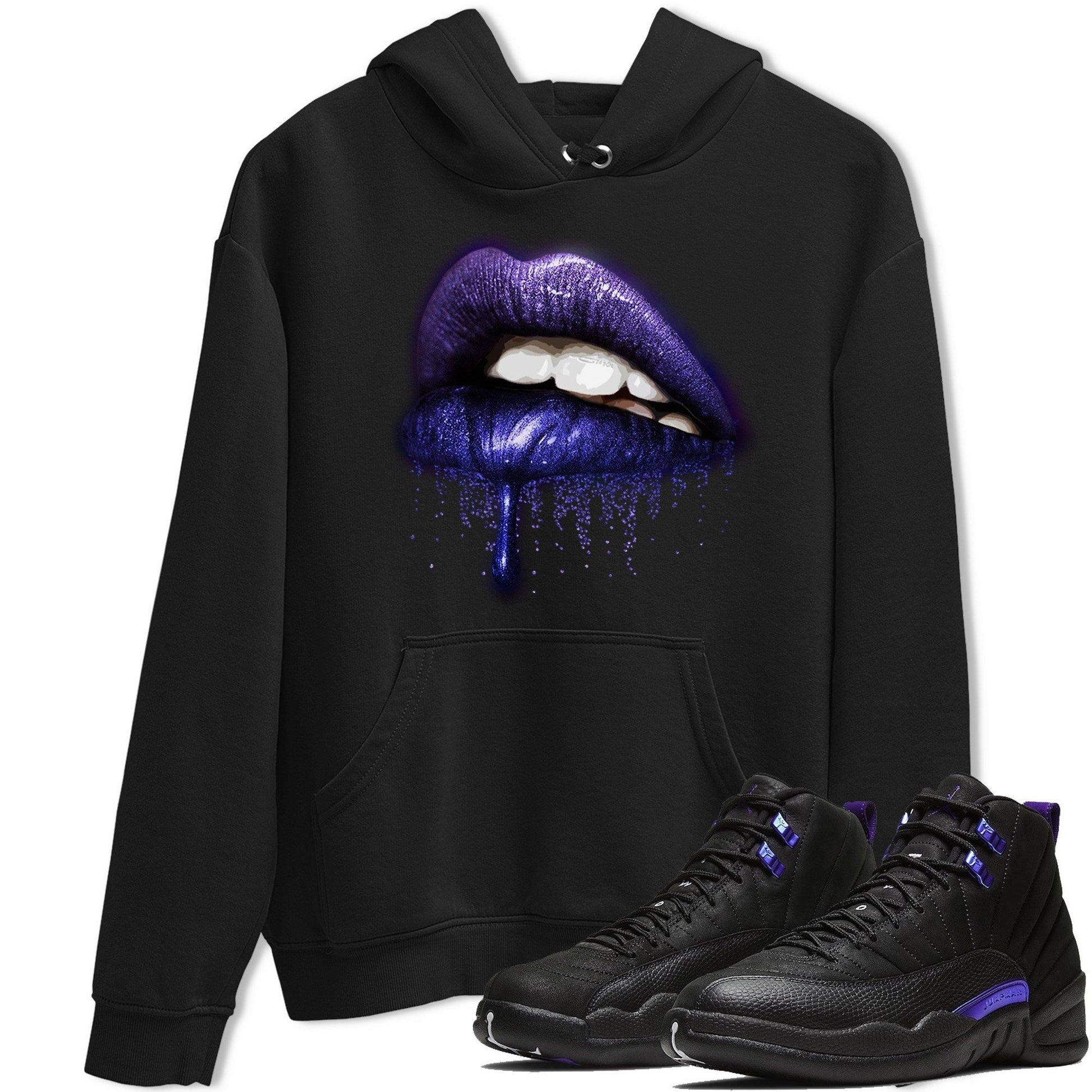 Dripping Lips Unisex Tops - Air Jordan 12 Dark Concord