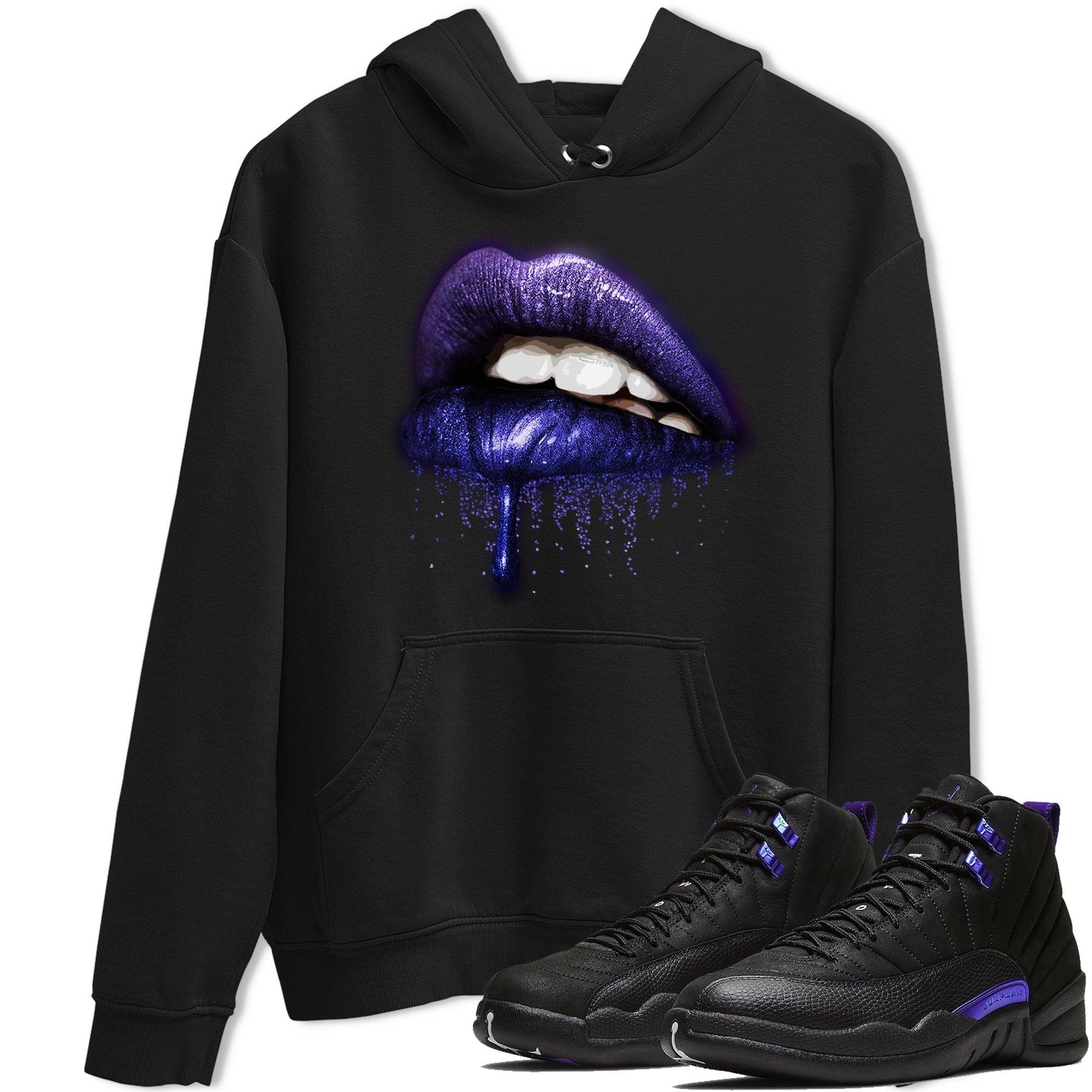 Dripping Lips Unisex Tops - Air Jordan 12 Dark Concord