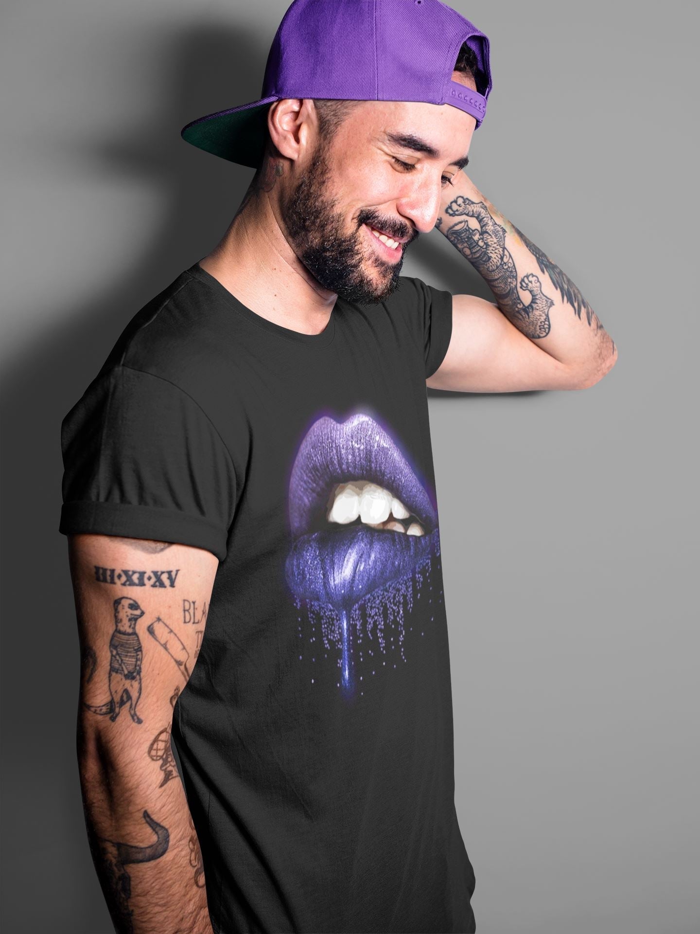 Dripping Lips Unisex Tops - Air Jordan 12 Dark Concord
