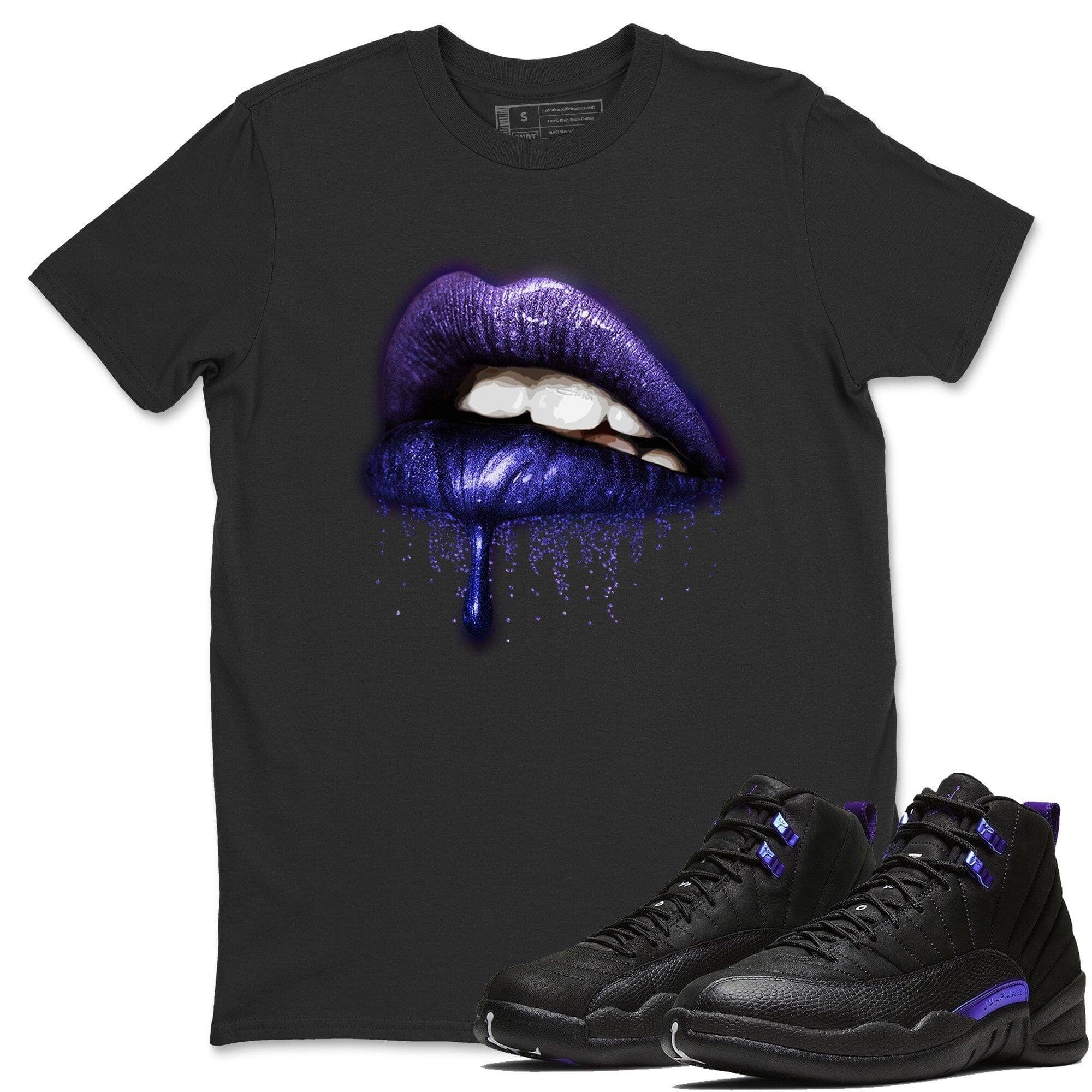 Dripping Lips Unisex Tops - Air Jordan 12 Dark Concord