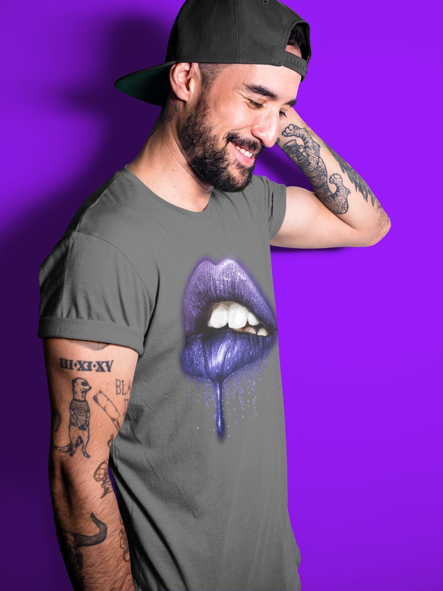 Dripping Lips Unisex Tops - Air Jordan 12 Dark Concord