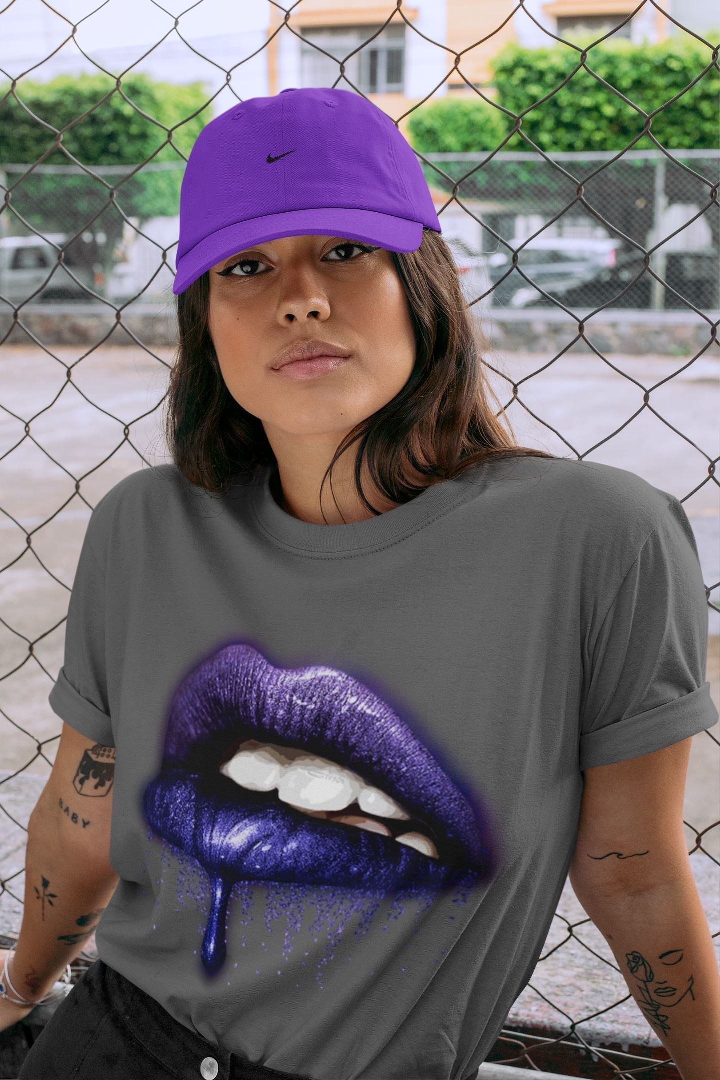 Dripping Lips Unisex Tops - Air Jordan 12 Dark Concord