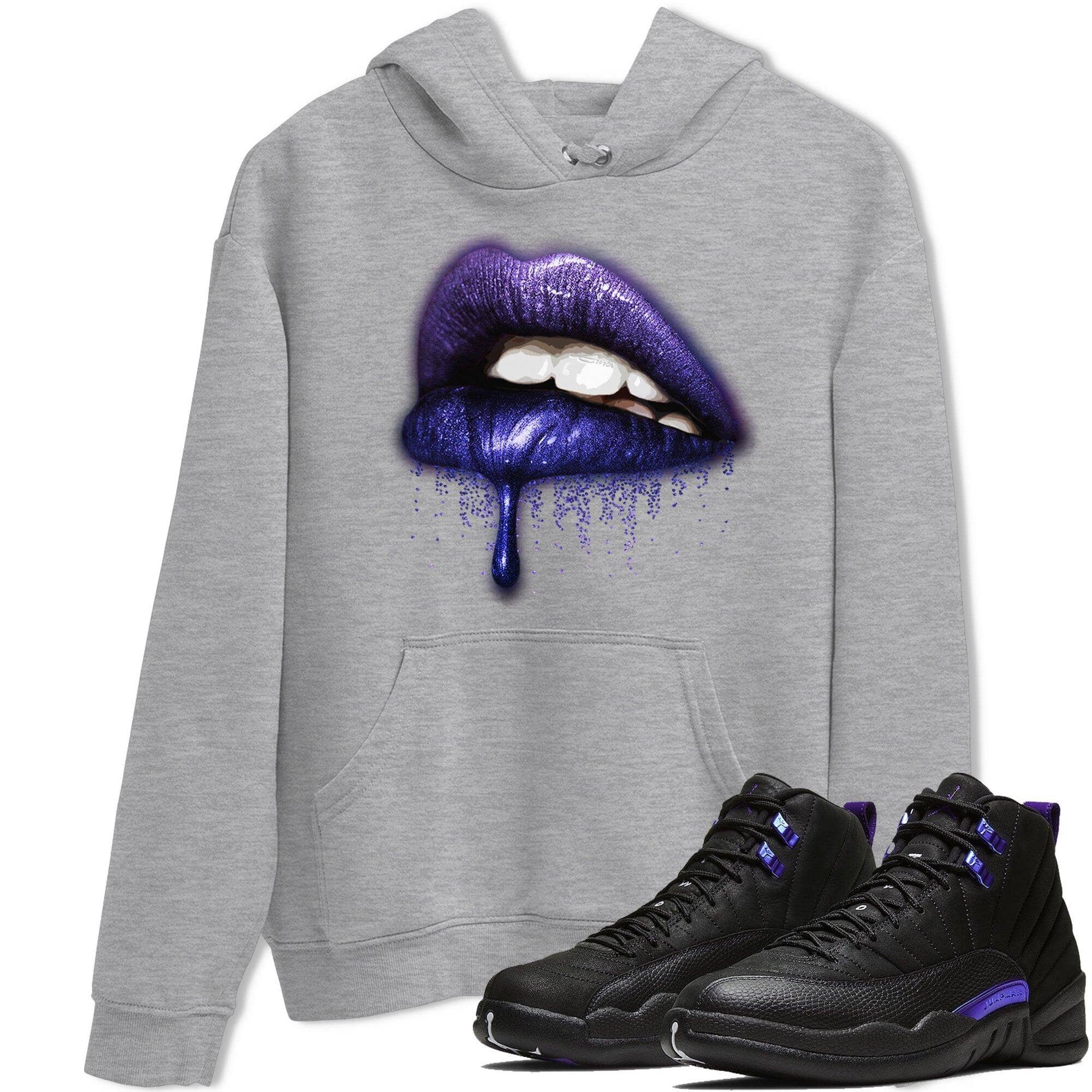 Dripping Lips Unisex Tops - Air Jordan 12 Dark Concord