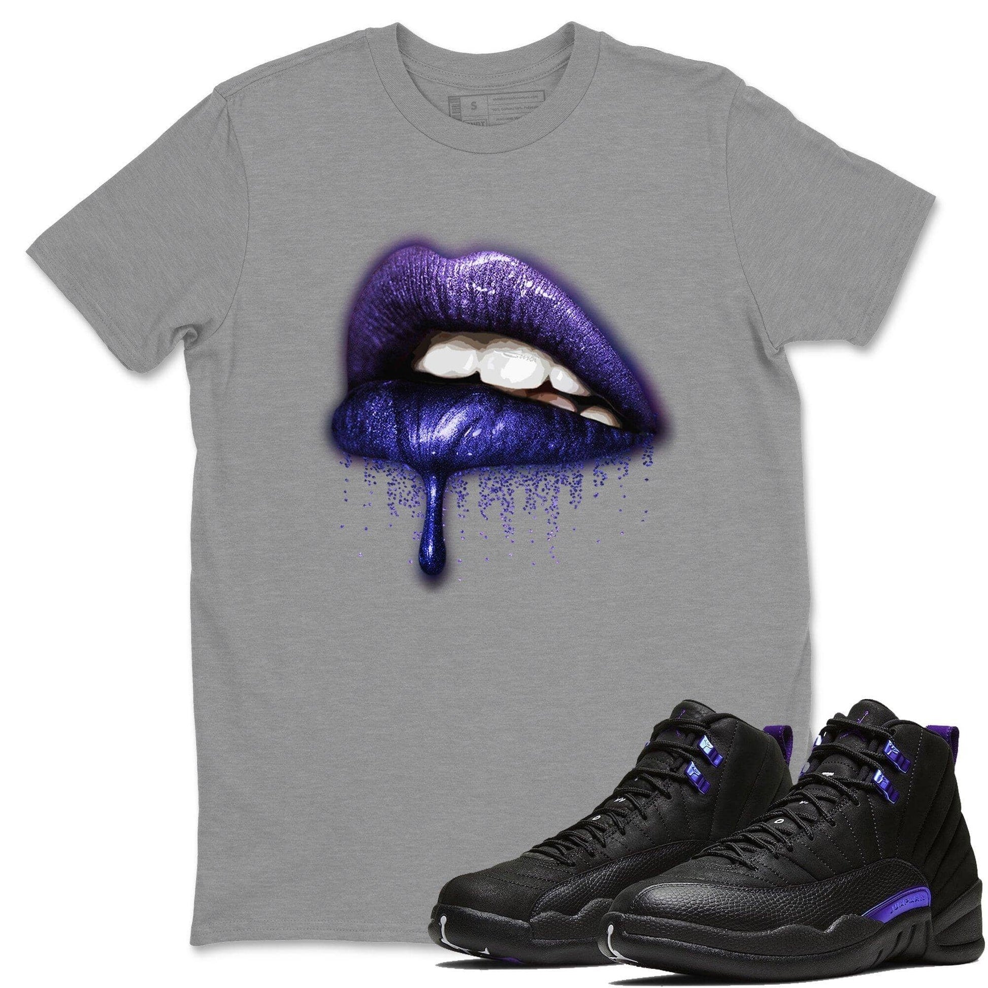 Dripping Lips Unisex Tops - Air Jordan 12 Dark Concord