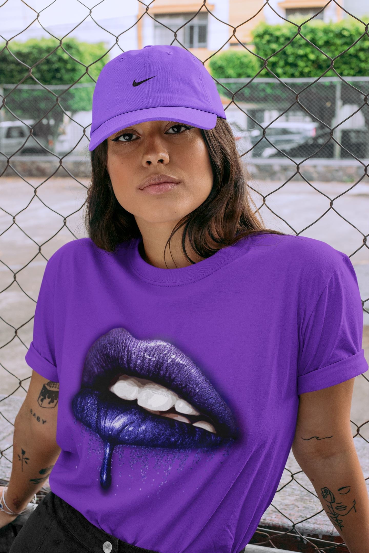 Dripping Lips Unisex Tops - Air Jordan 12 Dark Concord