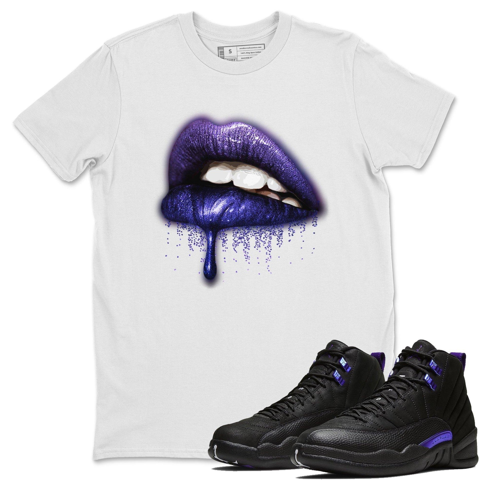Dripping Lips Unisex Tops - Air Jordan 12 Dark Concord