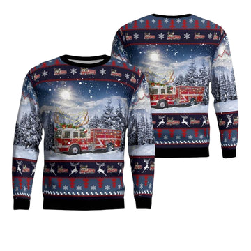 Niles Ohio Niles Fire Department Christmas Sweater 3D ? Usalast