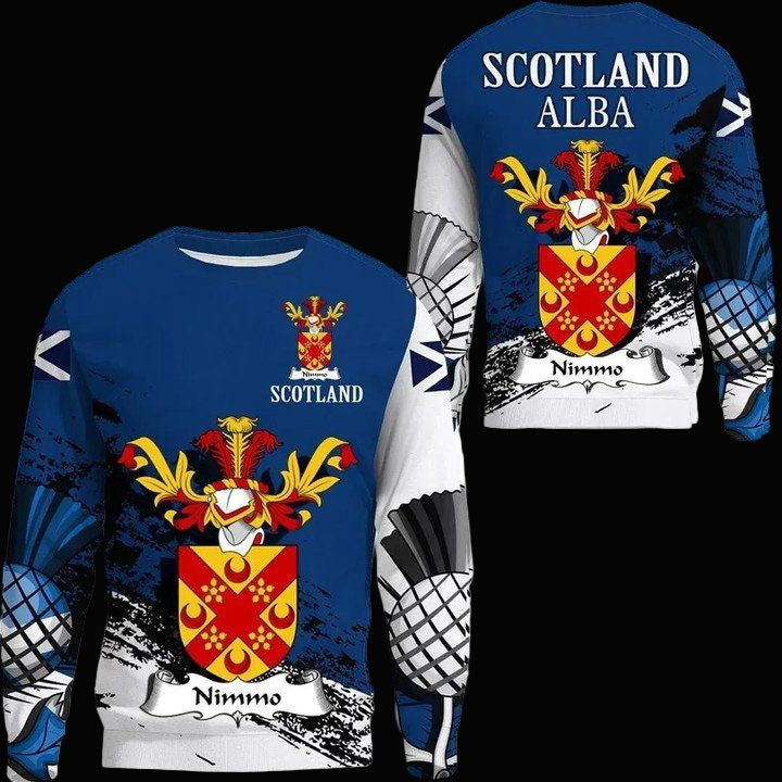 Nimmo Scottish Family Crest Scotland Special Sweater A7 ? Usalast