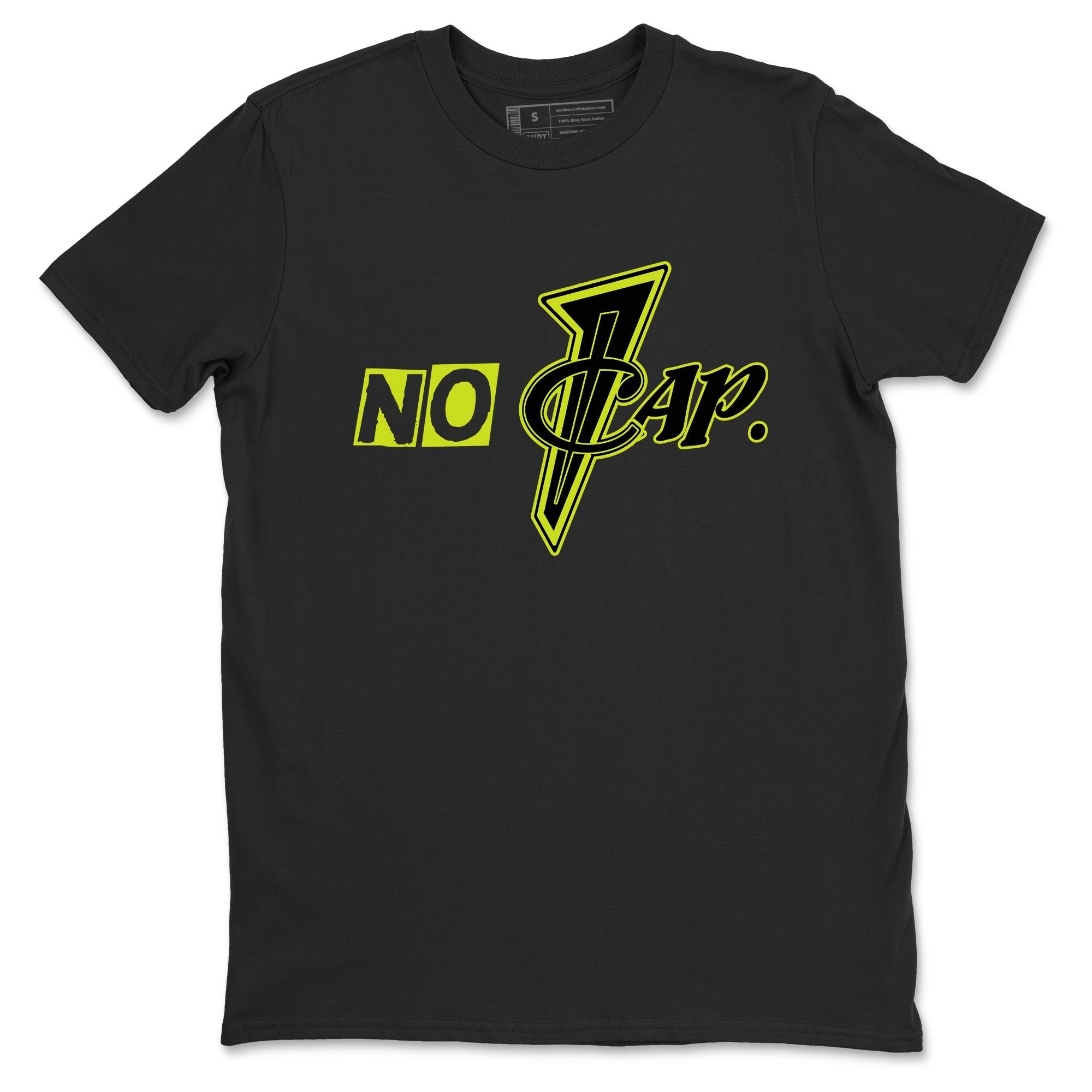No Cap Sneaker Tees - Air Foamposite One Black Volt