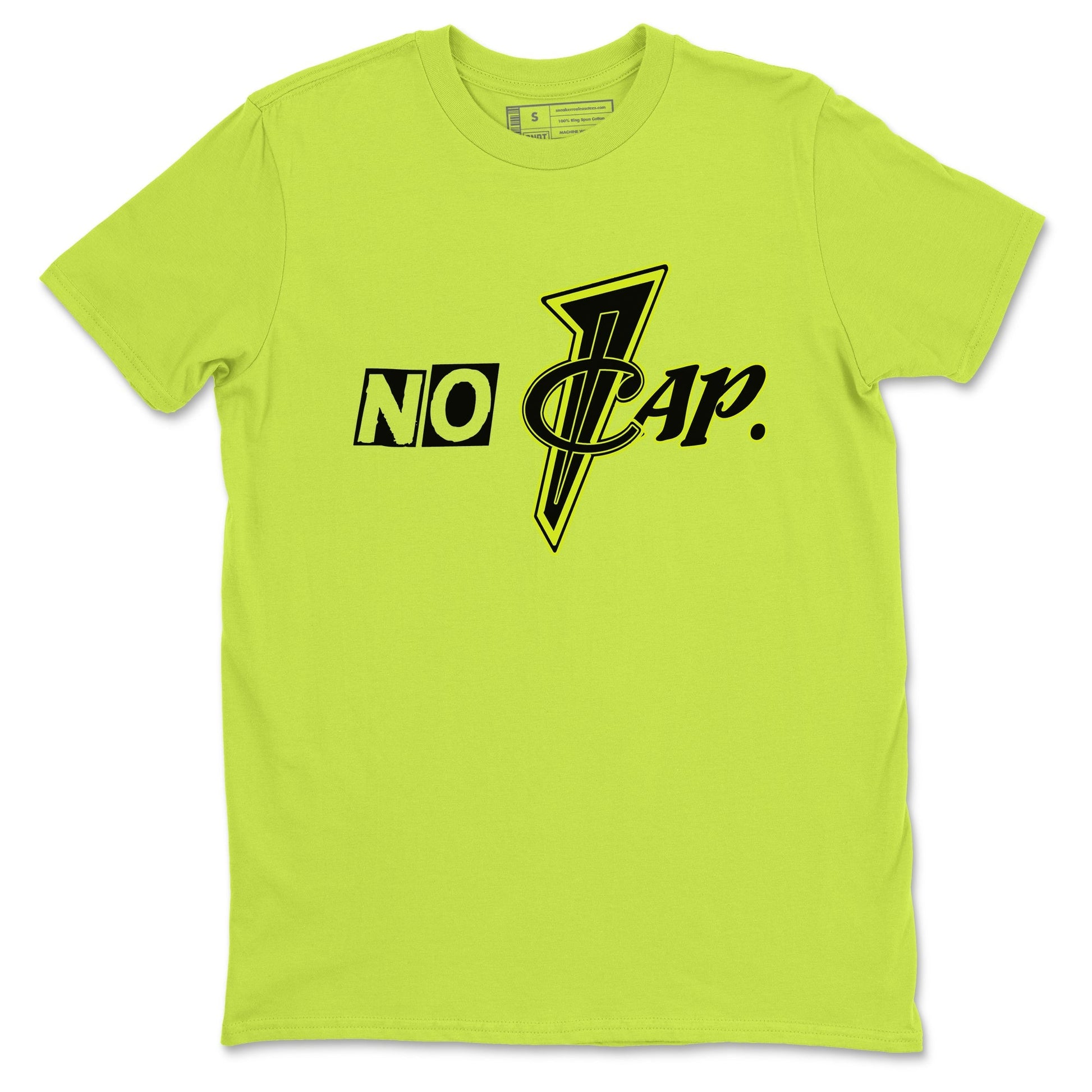 No Cap Sneaker Tees - Air Foamposite One Black Volt