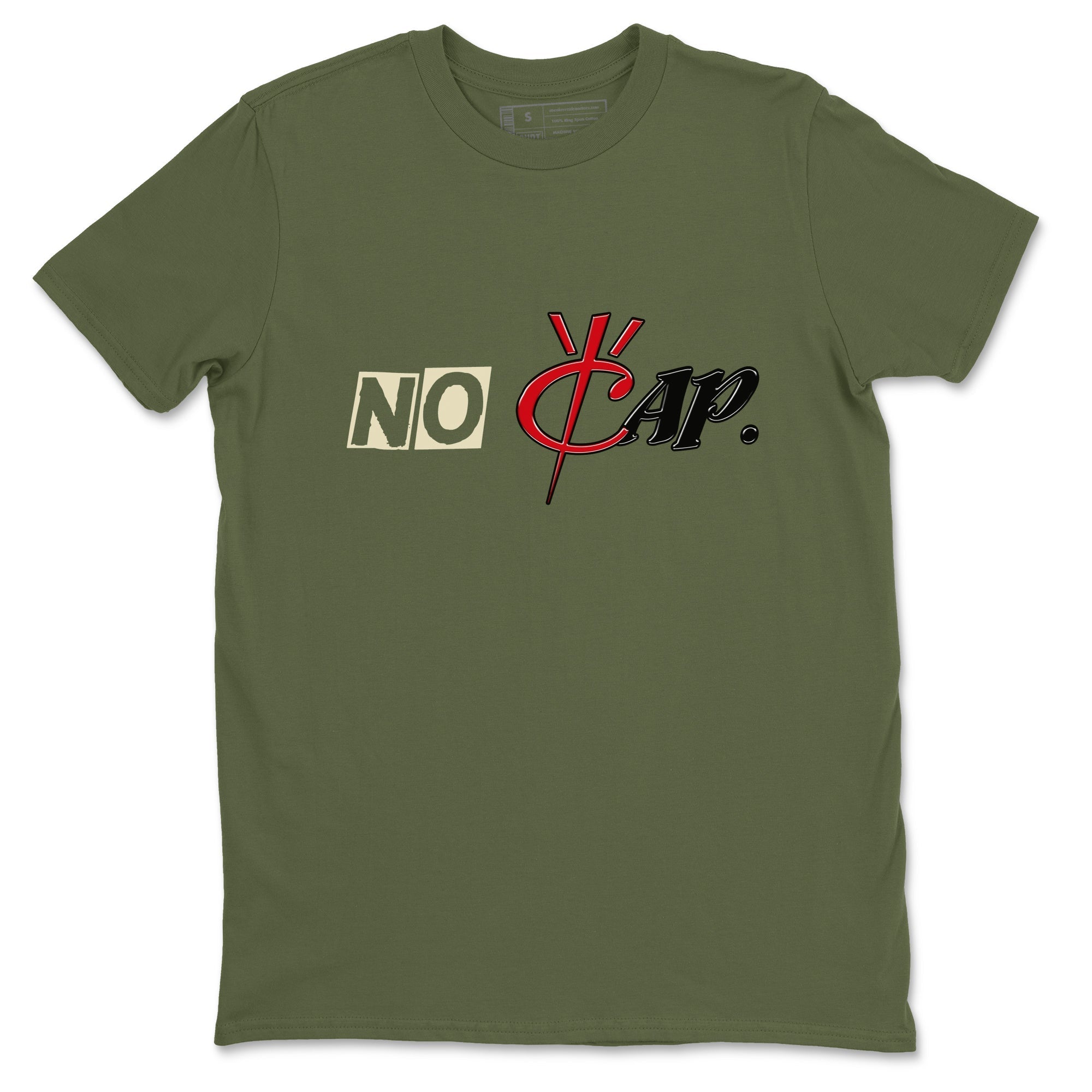 No Cap Sneaker Tees - Air Jordan 1 Travis Scott Medium Olive