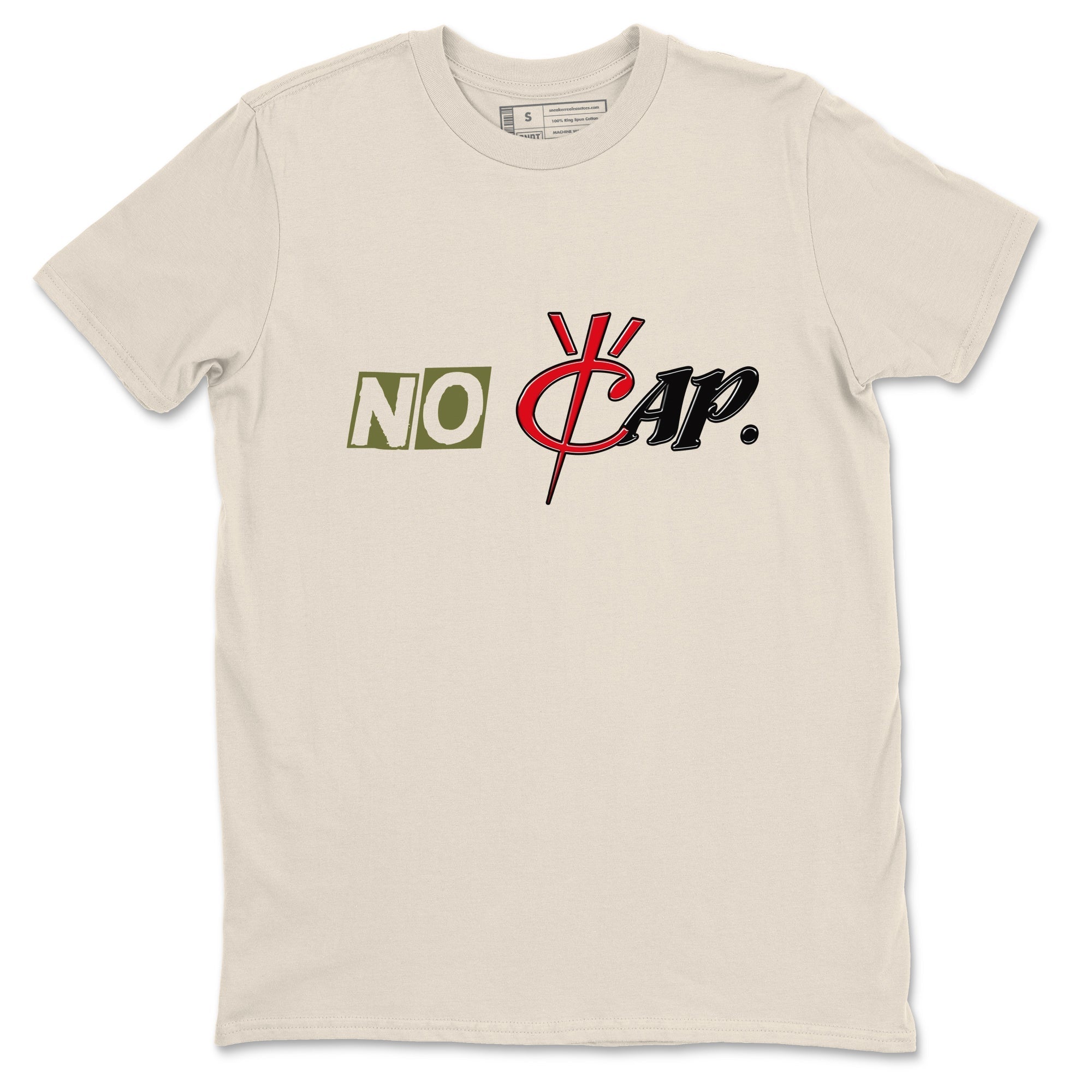 No Cap Sneaker Tees - Air Jordan 1 Travis Scott Medium Olive