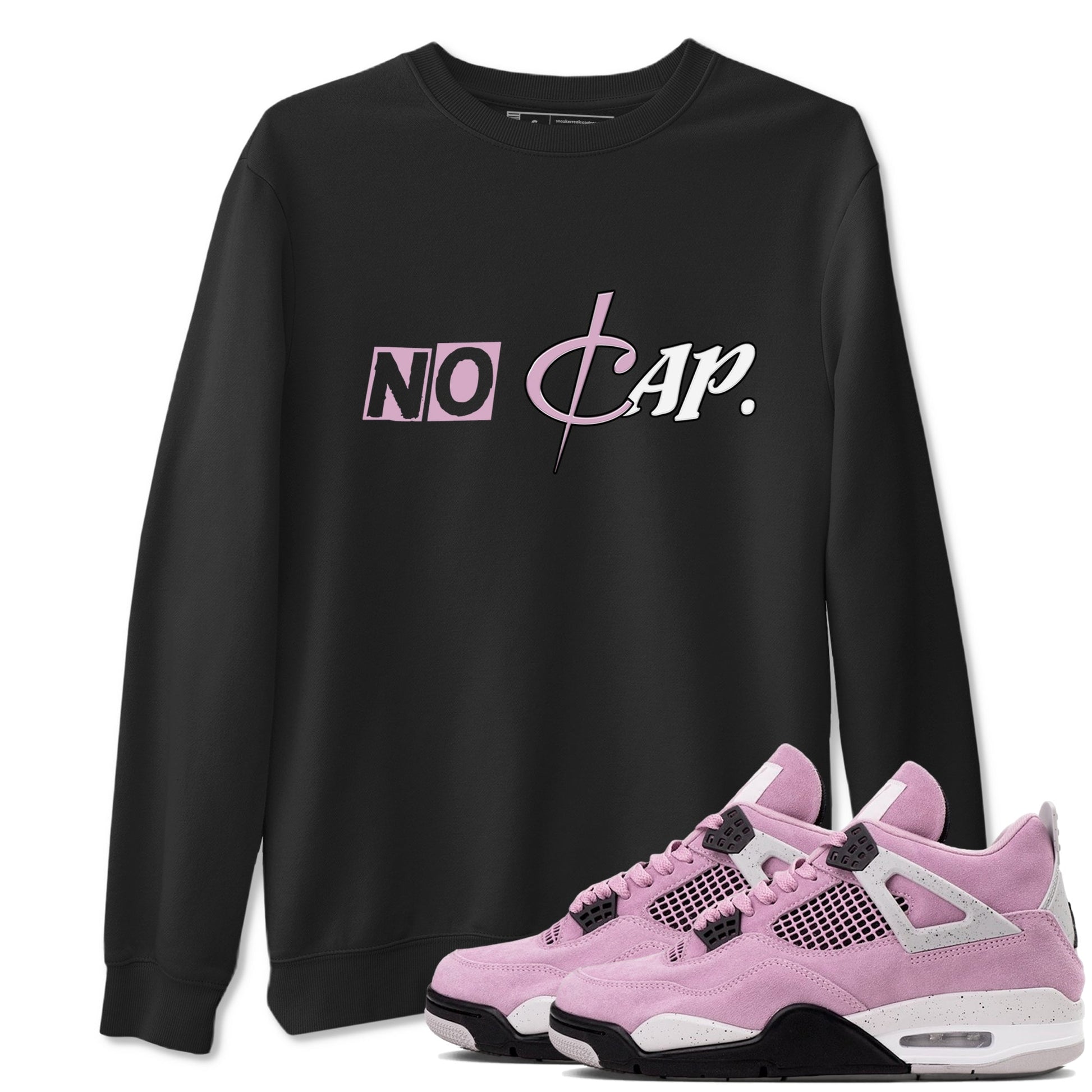 No Cap Sneaker Tees - Air Jordan 4 Orchid
