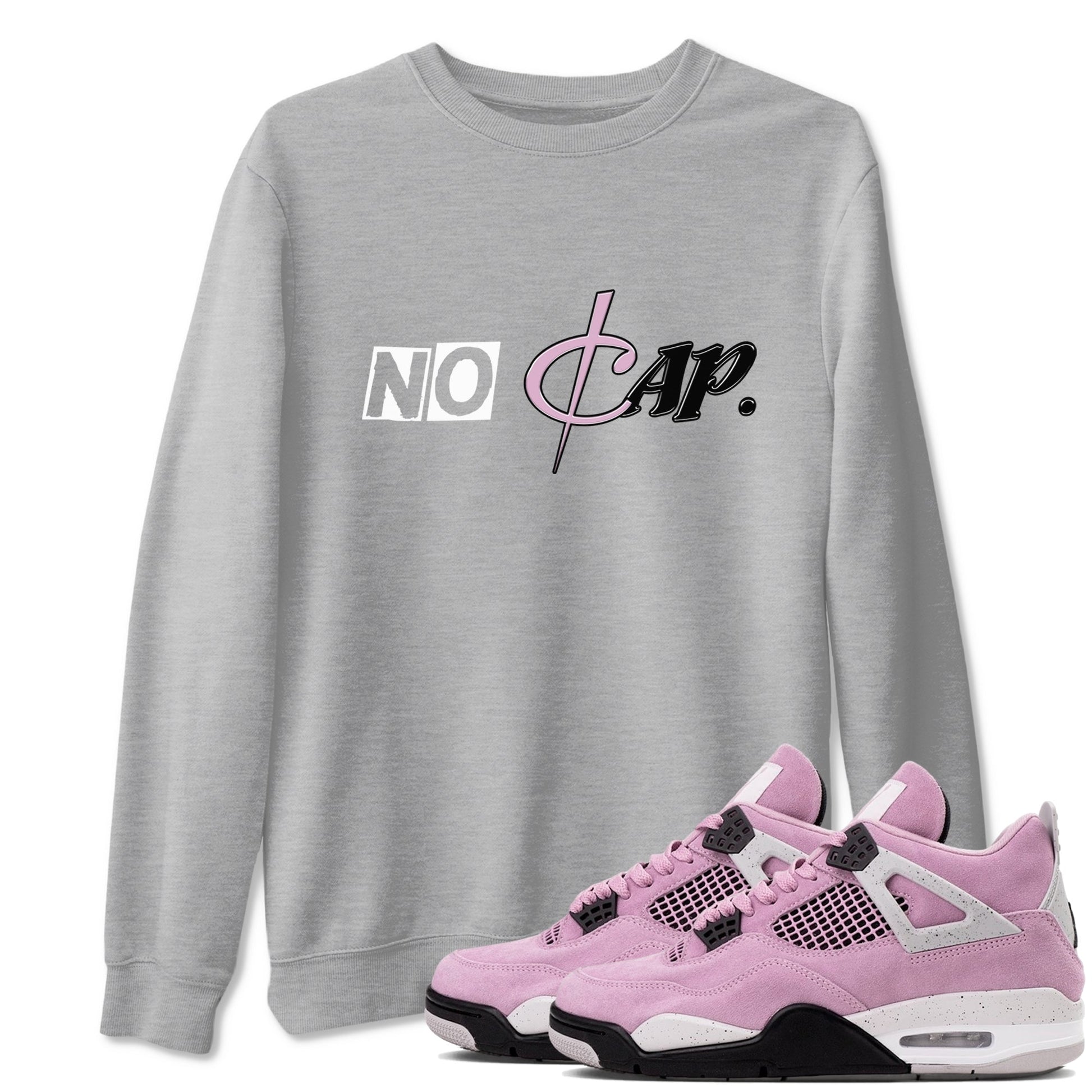 No Cap Sneaker Tees - Air Jordan 4 Orchid