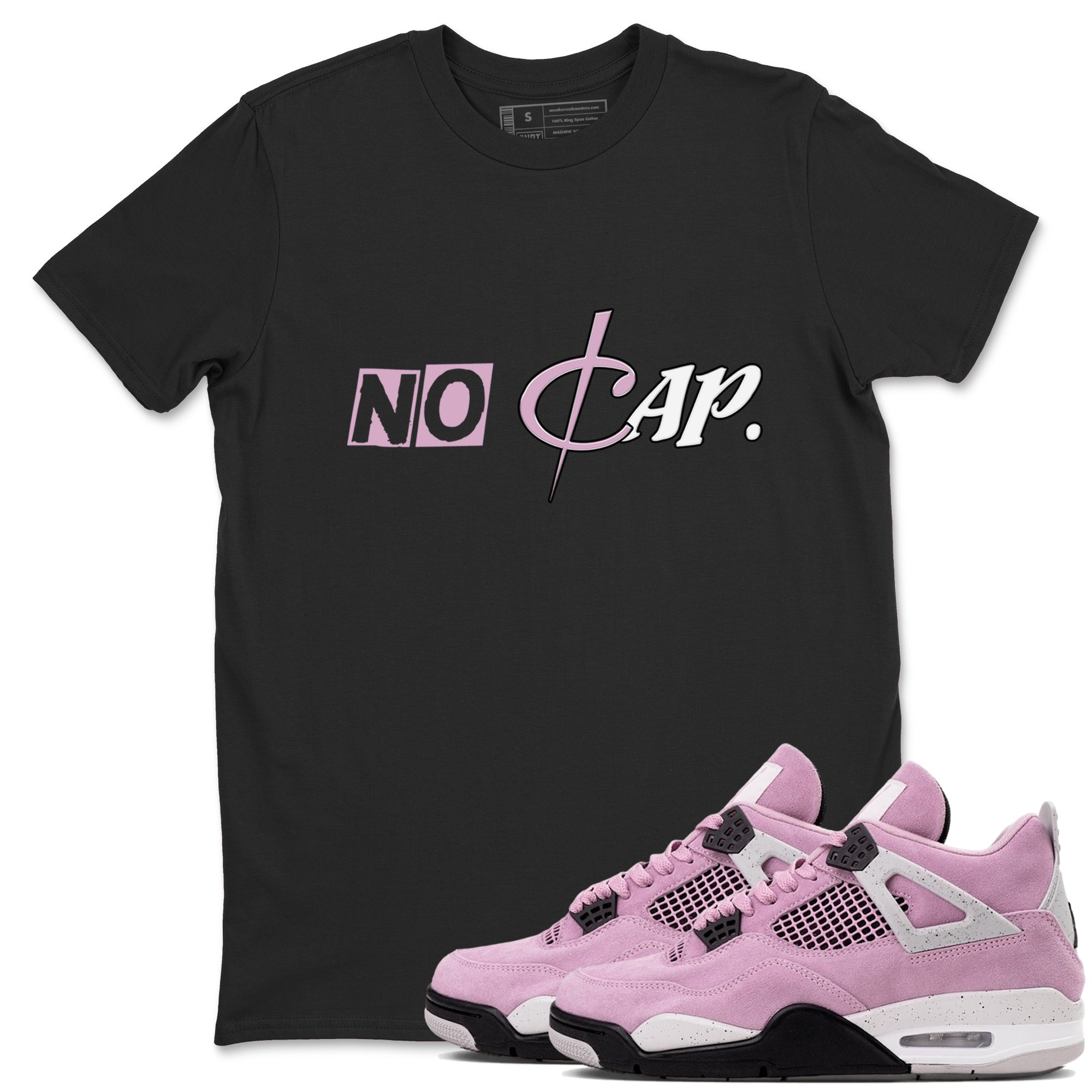 No Cap Sneaker Tees - Air Jordan 4 Orchid