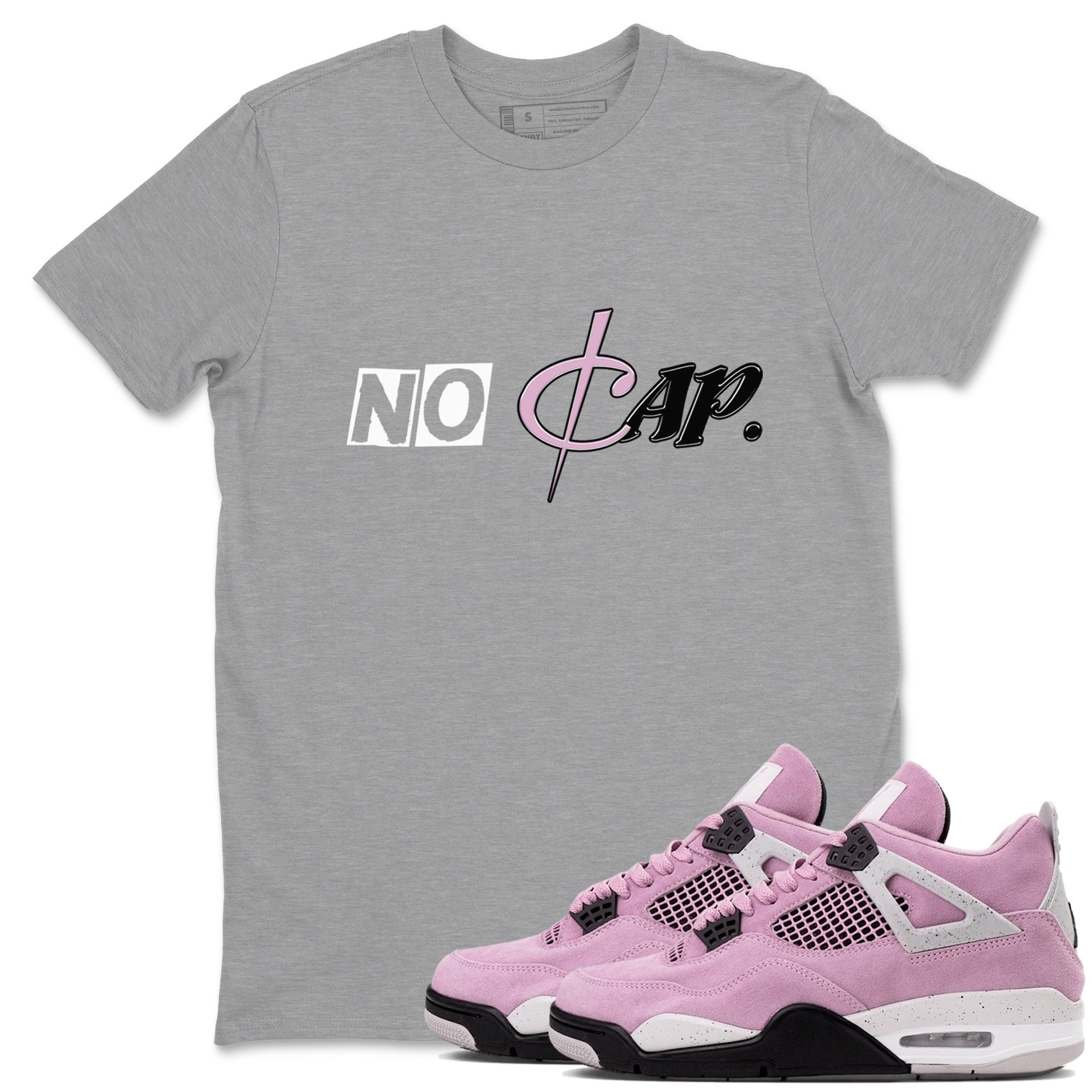 No Cap Sneaker Tees - Air Jordan 4 Orchid