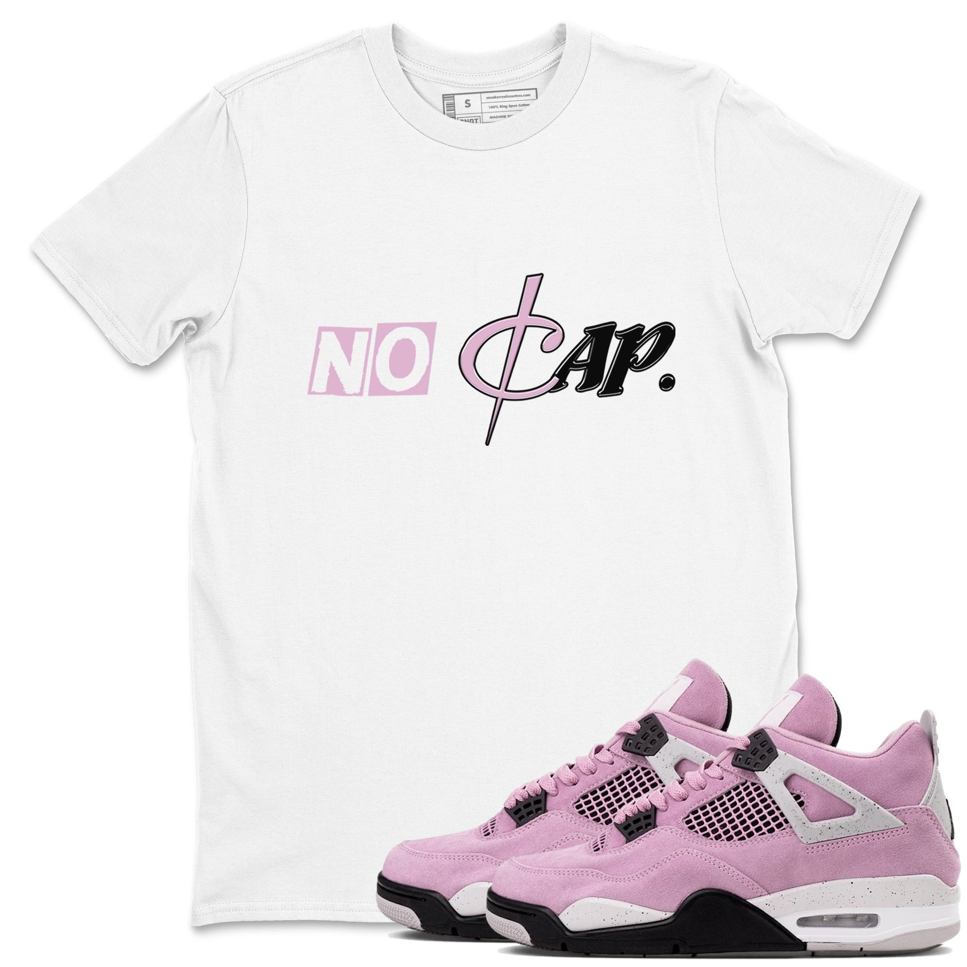 No Cap Sneaker Tees - Air Jordan 4 Orchid
