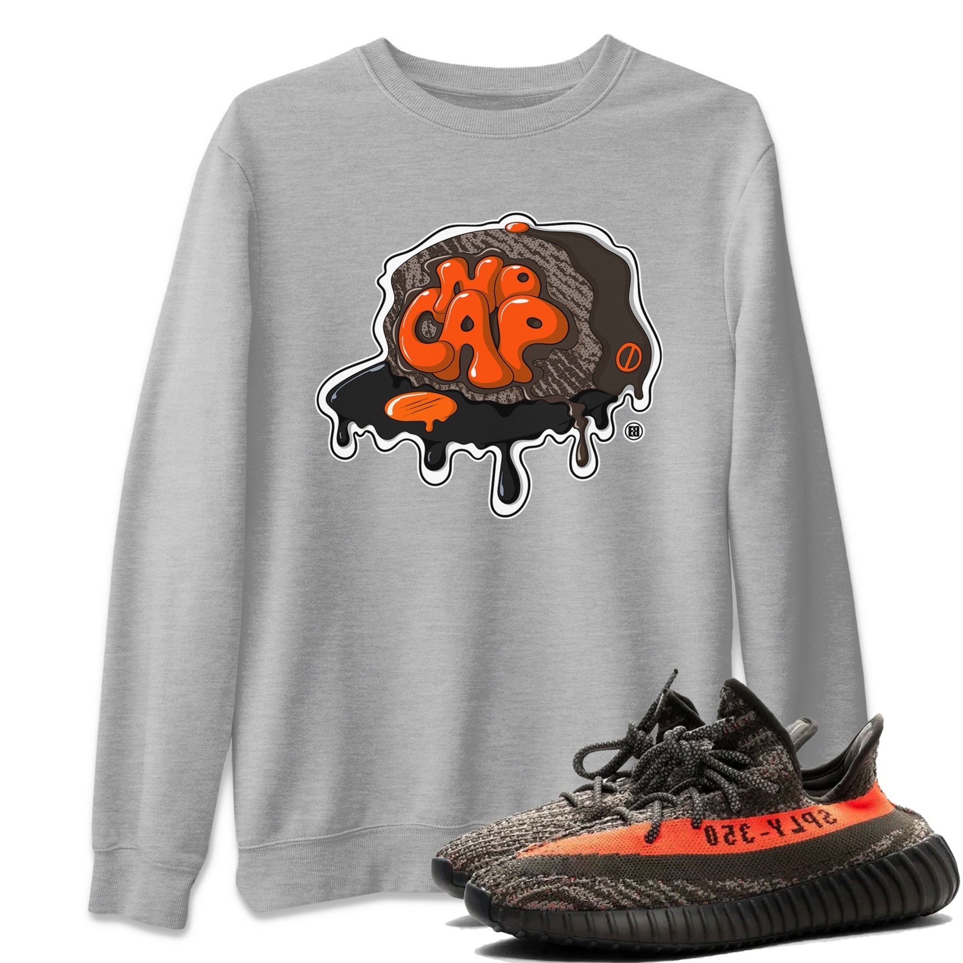 No Cap Sneaker Tee - Yeezy 350 Carbon Beluga