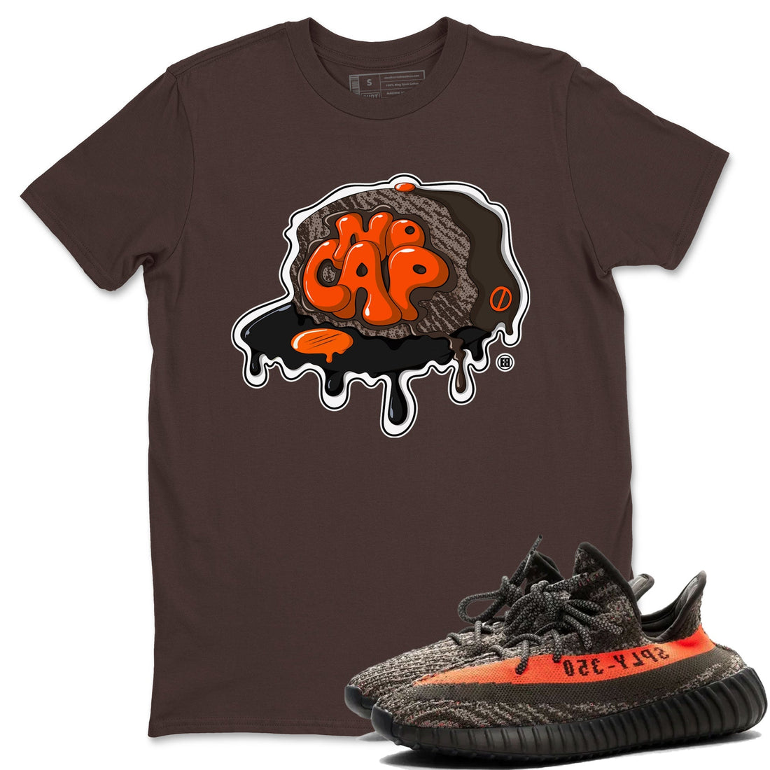 No Cap Sneaker Tee - Yeezy 350 Carbon Beluga