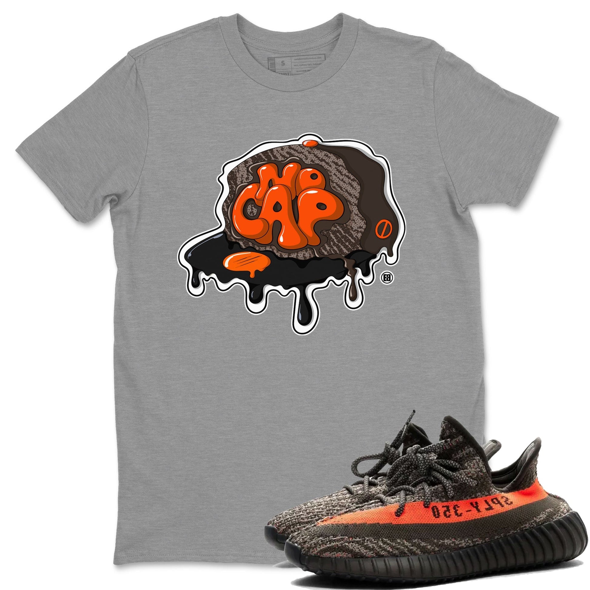 No Cap Sneaker Tee - Yeezy 350 Carbon Beluga