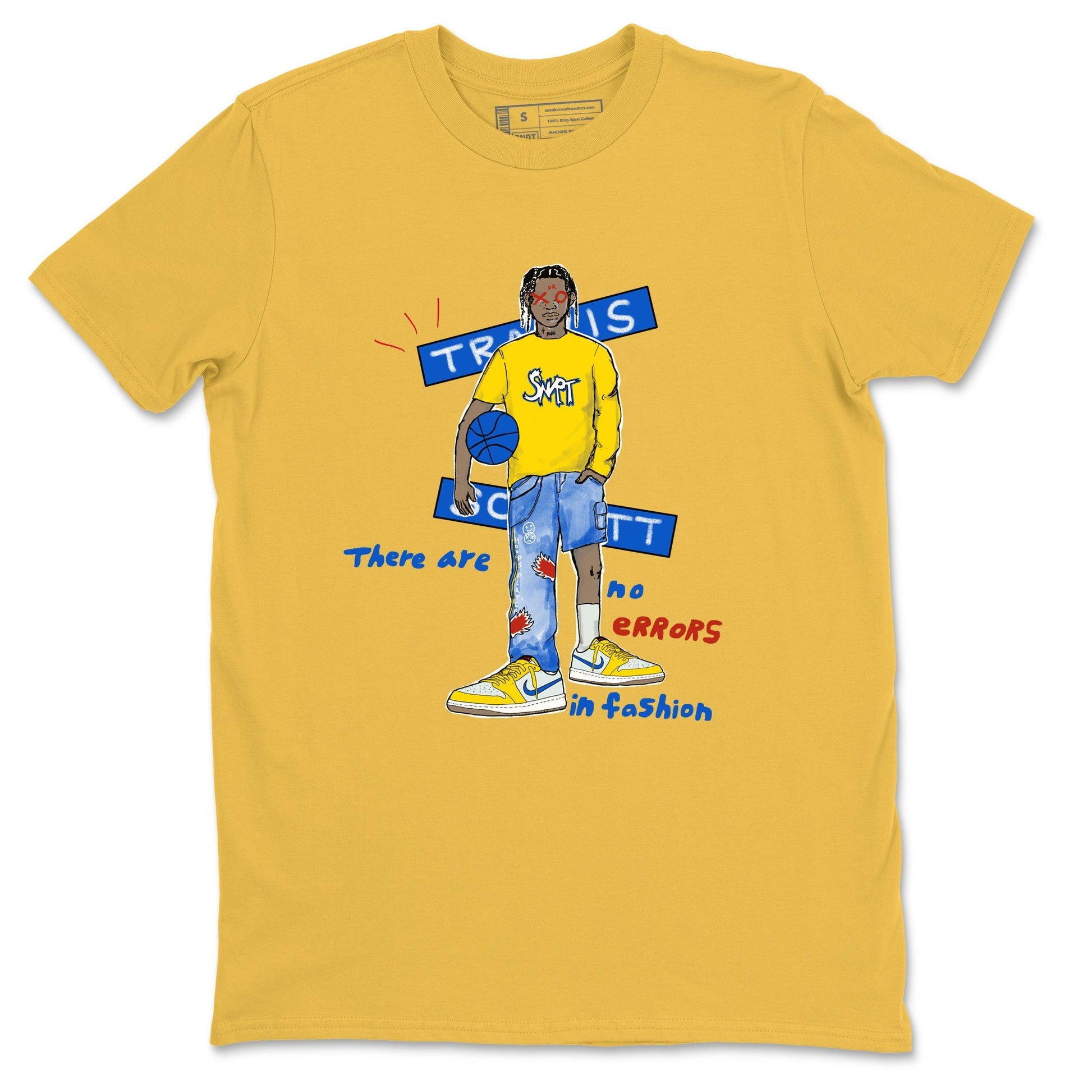 No Errors In Fashion Sneaker Tees - Air Jordan 1 Travis Scott Canary