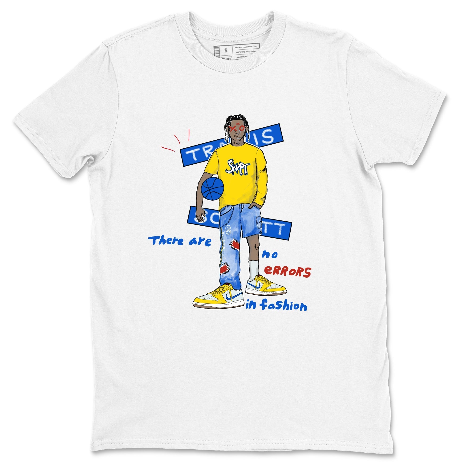 No Errors In Fashion Sneaker Tees - Air Jordan 1 Travis Scott Canary