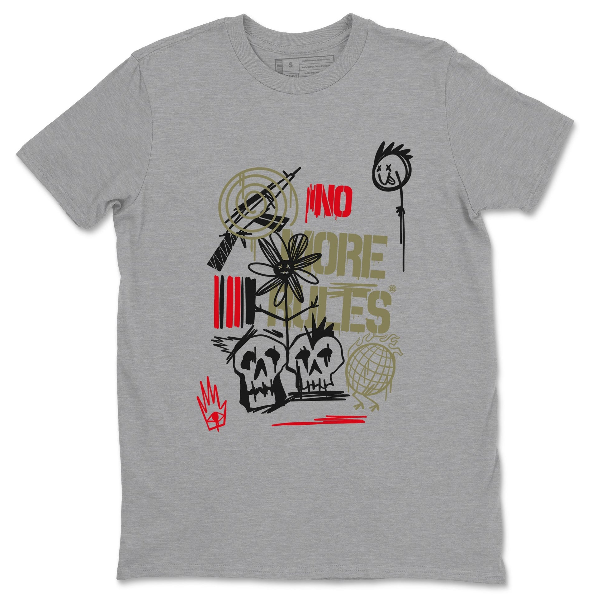 No More Rules Sneaker Tees - Air Jordan 1 Travis Scott Medium Olive