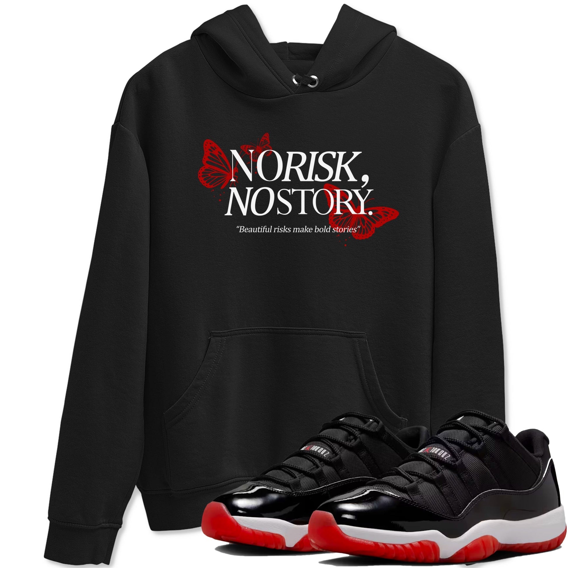 No Risk No Story Sneaker Tees - Air Jordan 11 Bred