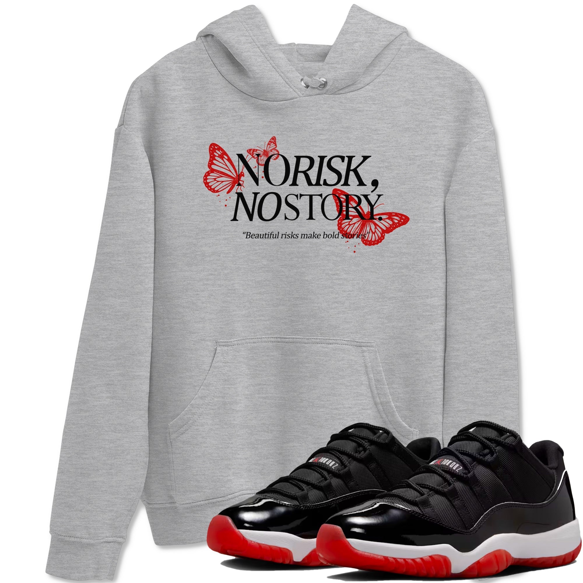No Risk No Story Sneaker Tees - Air Jordan 11 Bred