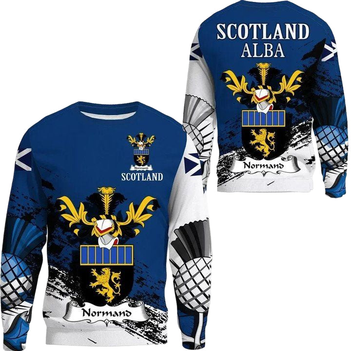 Normand Scottish Family Crest Scotland Special Sweater A7 ? Usalast