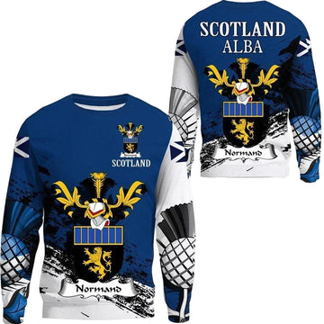 Normand Scottish Family Crest Scotland Special Sweater A7 ? Usalast