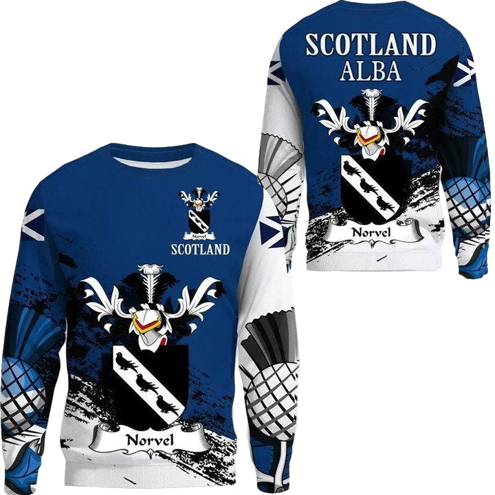 Norvel Scottish Family Crest Scotland Special Sweater A7 ? Usalast