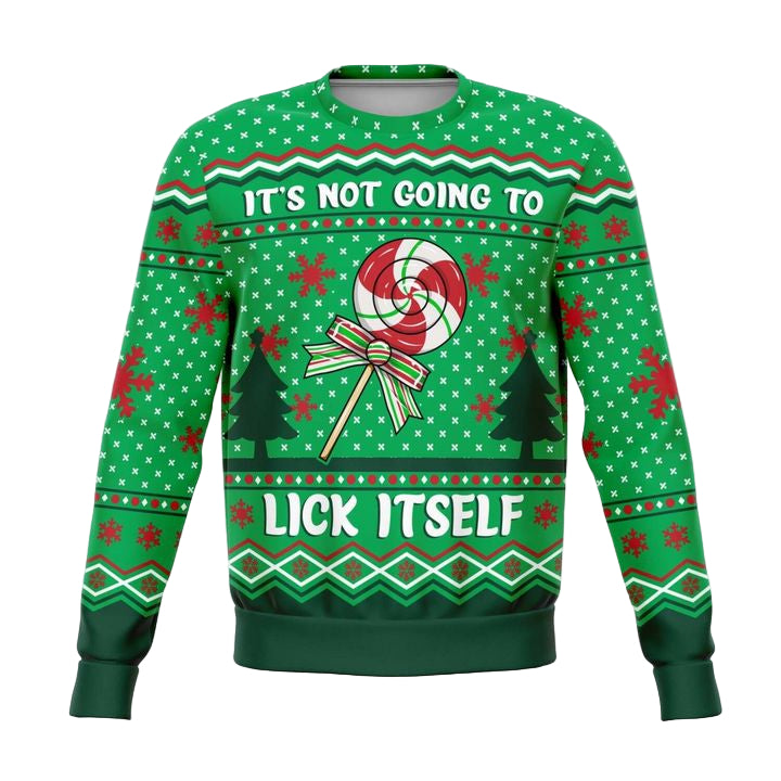 Not Gonna Lick Itself 2022 Naughty Meme 3d Ugly Christmas Sweater ? Usalast
