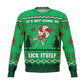 Not Gonna Lick Itself 2022 Naughty Meme 3d Ugly Christmas Sweater ? Usalast