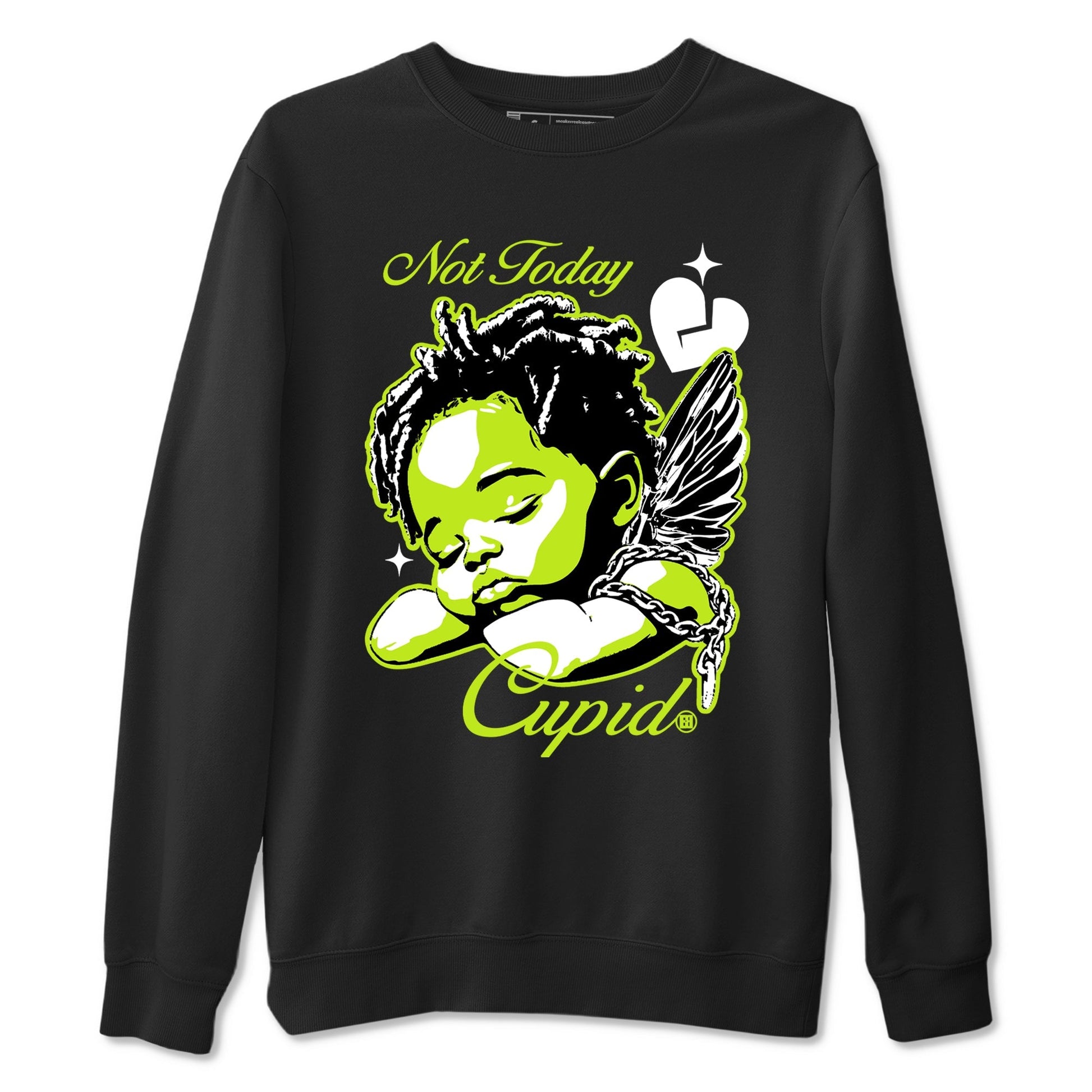 Not Today Cupid Sneaker Tees - Air Foamposite One Black Volt