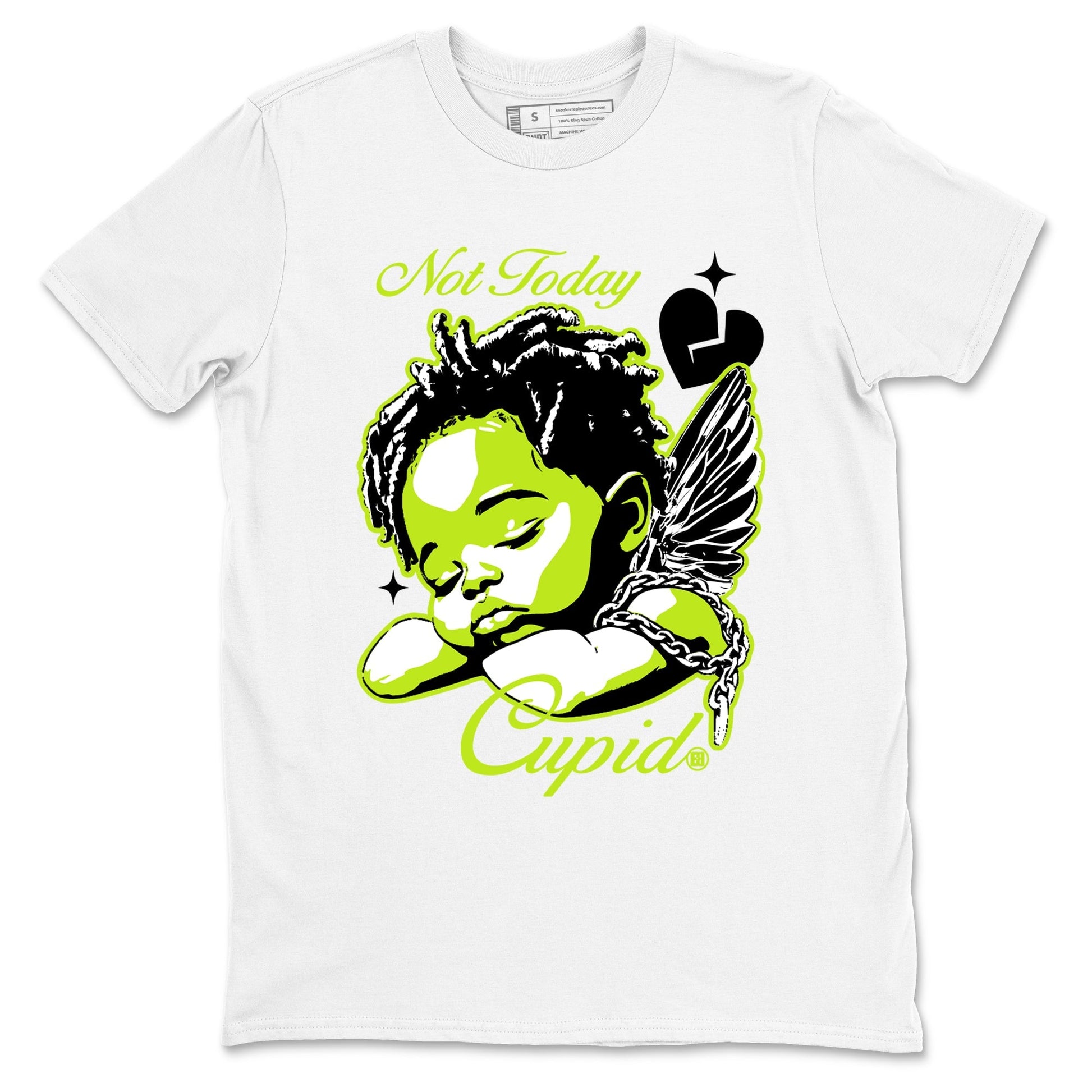 Not Today Cupid Sneaker Tees - Air Foamposite One Black Volt