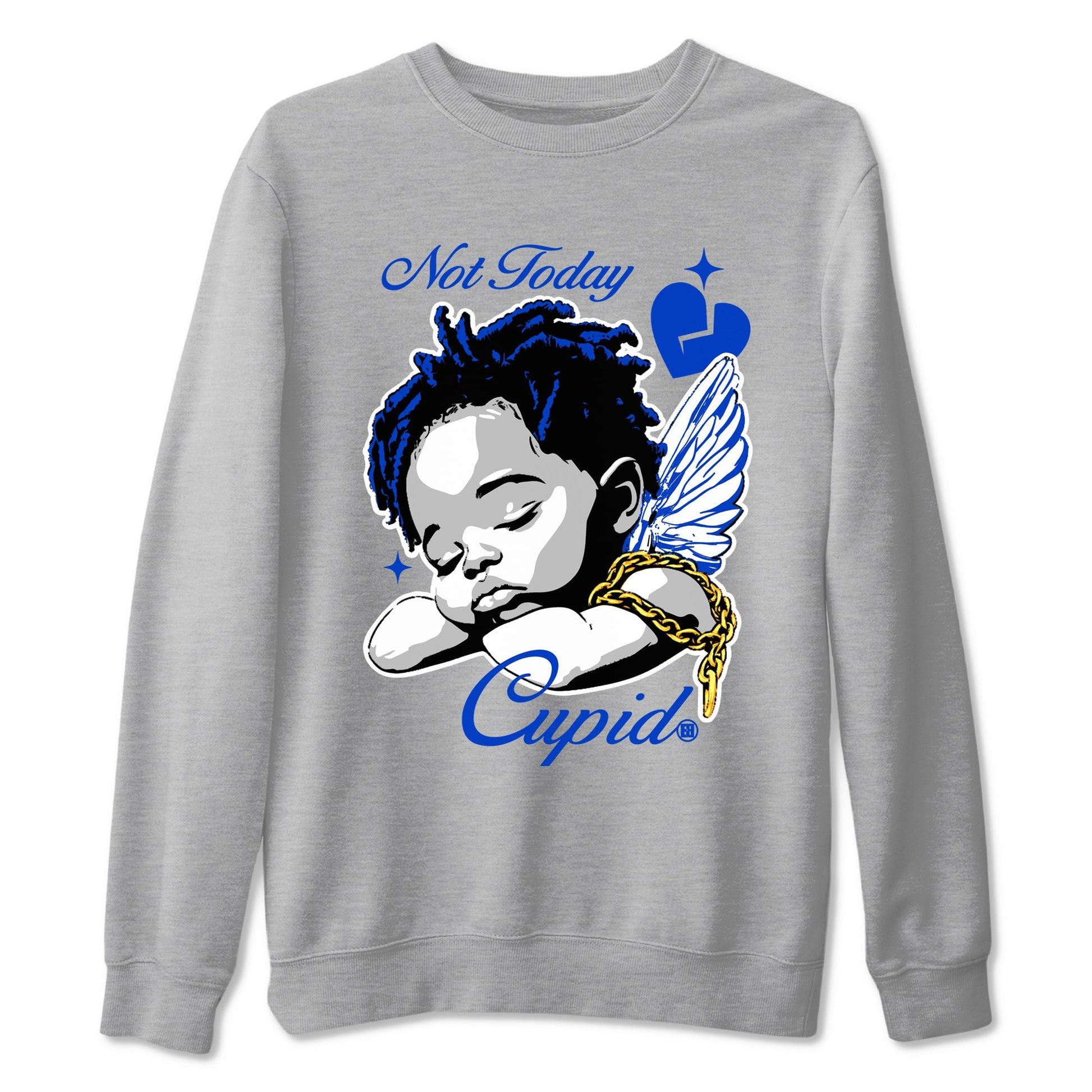 Not Today Cupid Sneaker Tees - Air Jordan 12 Blueberry