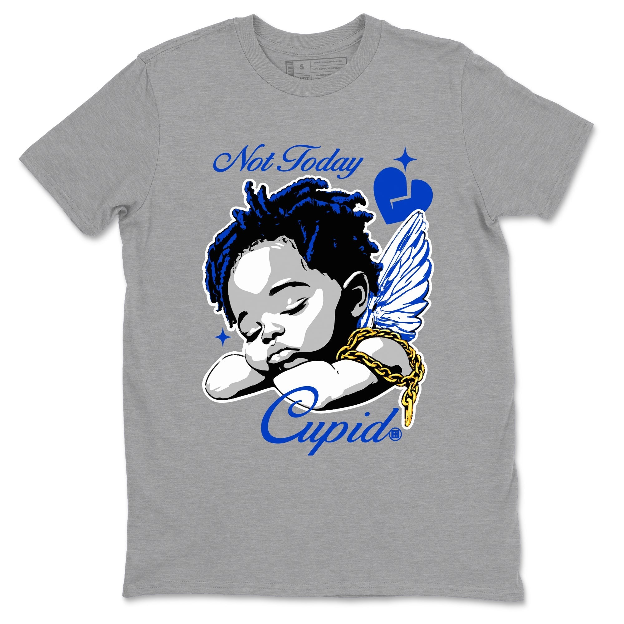 Not Today Cupid Sneaker Tees - Air Jordan 12 Blueberry