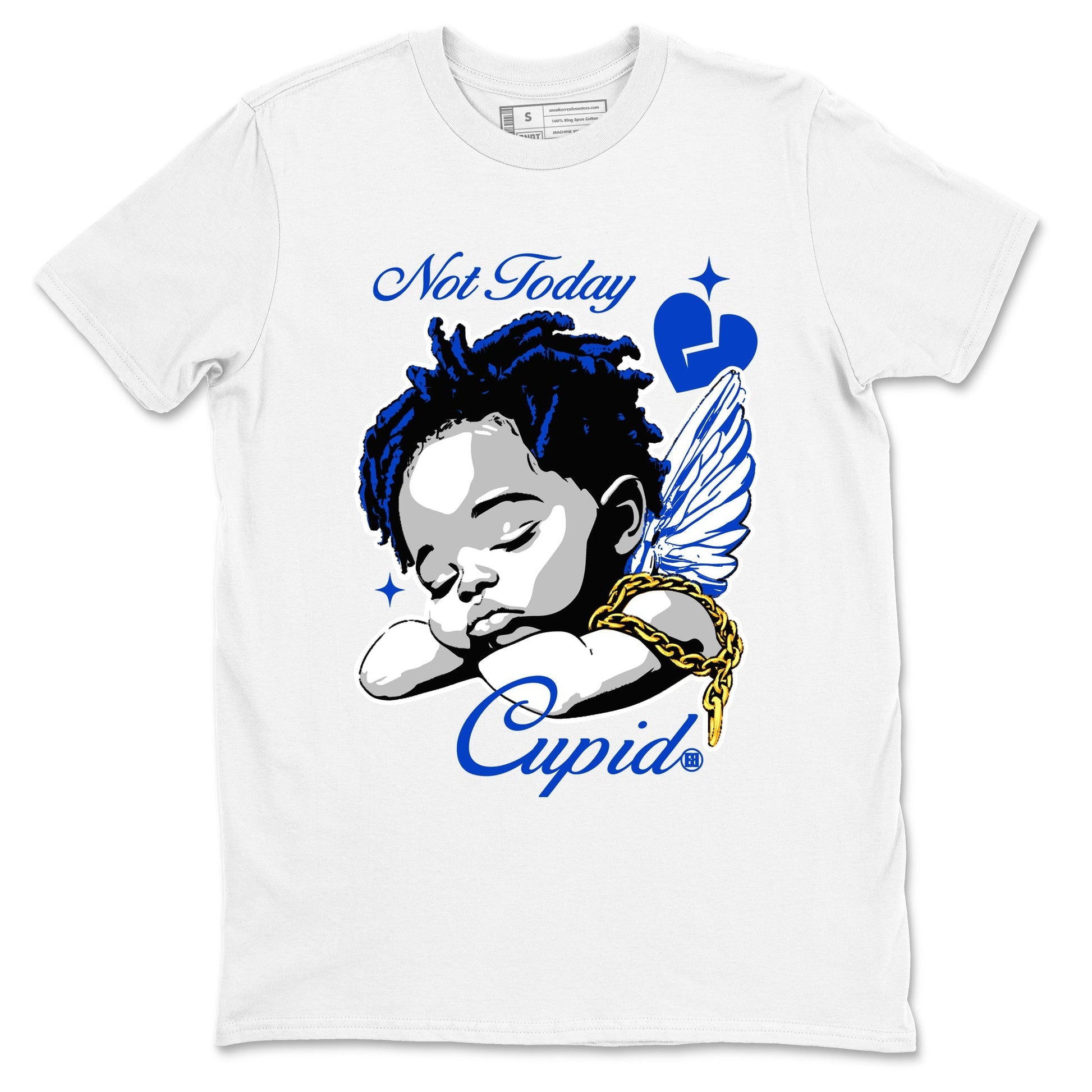 Not Today Cupid Sneaker Tees - Air Jordan 12 Blueberry