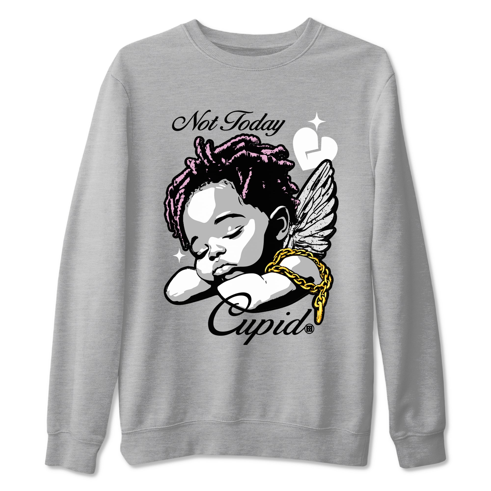 Not Today Cupid Sneaker Tees - Air Jordan 4 Orchid
