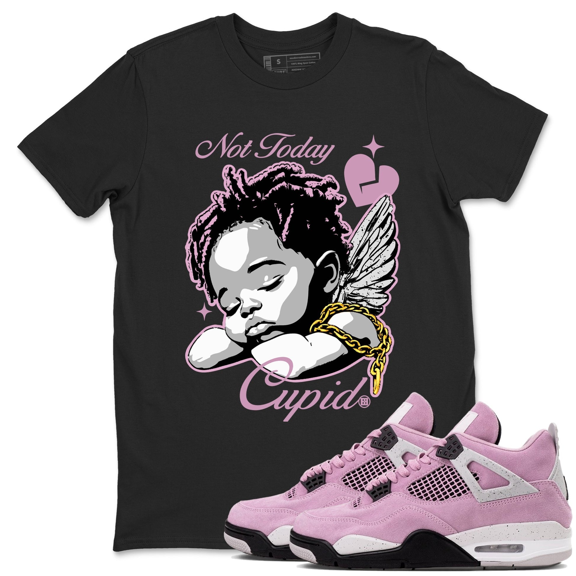 Not Today Cupid Sneaker Tees - Air Jordan 4 Orchid