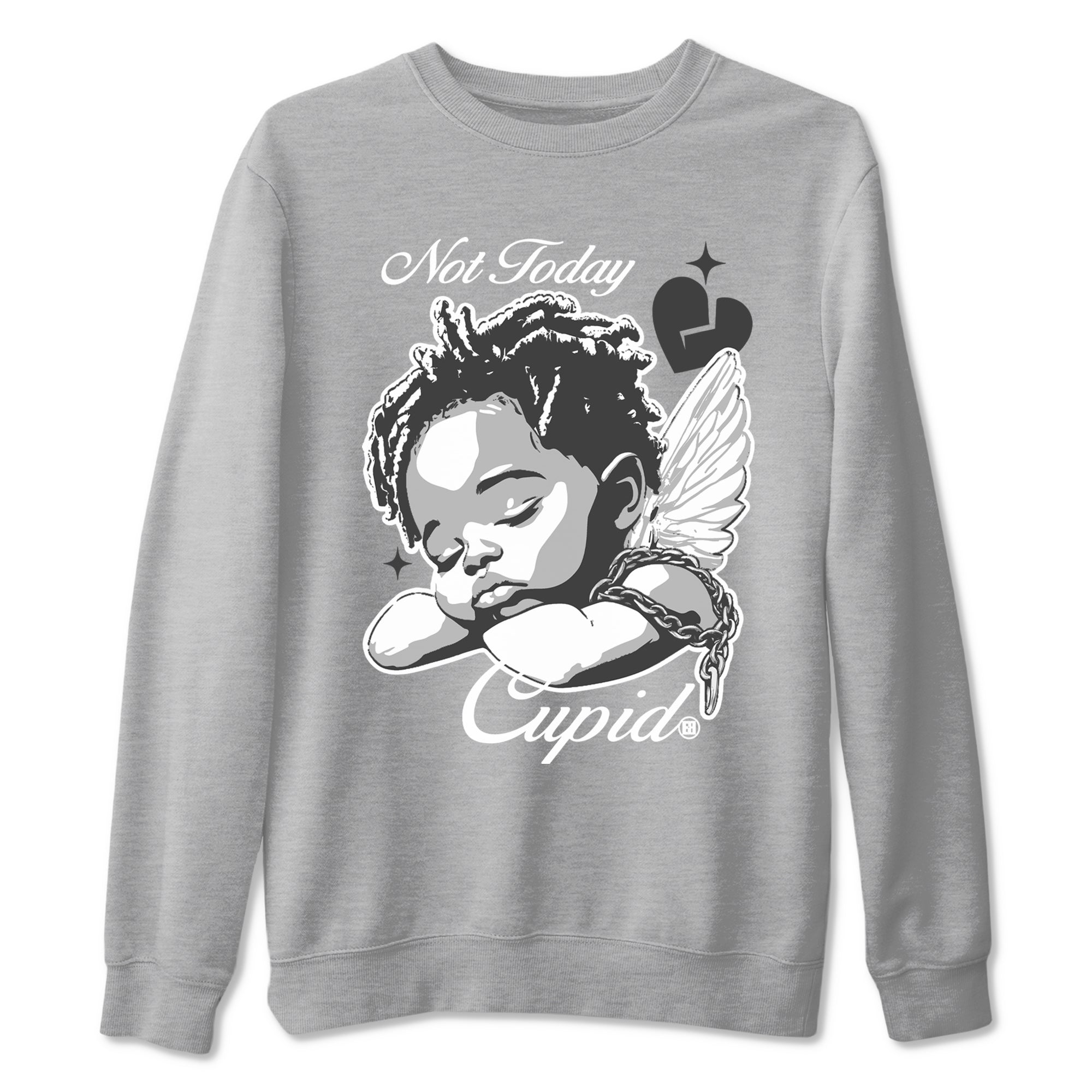 Not Today Cupid Sneaker Tees - Air Jordan 9 Cool Grey
