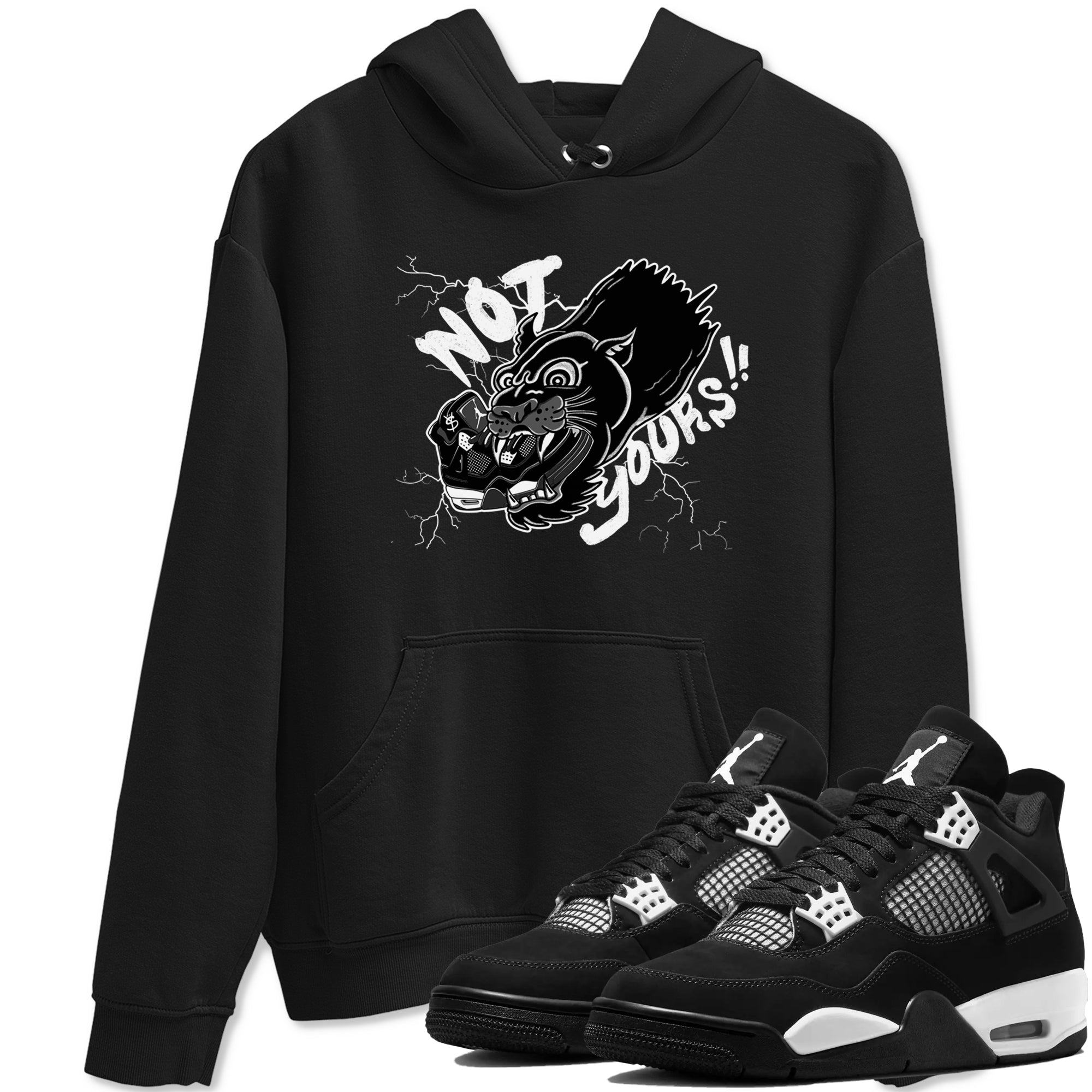 Not Yours Sneaker Tees - Air Jordan 4 White Thunder
