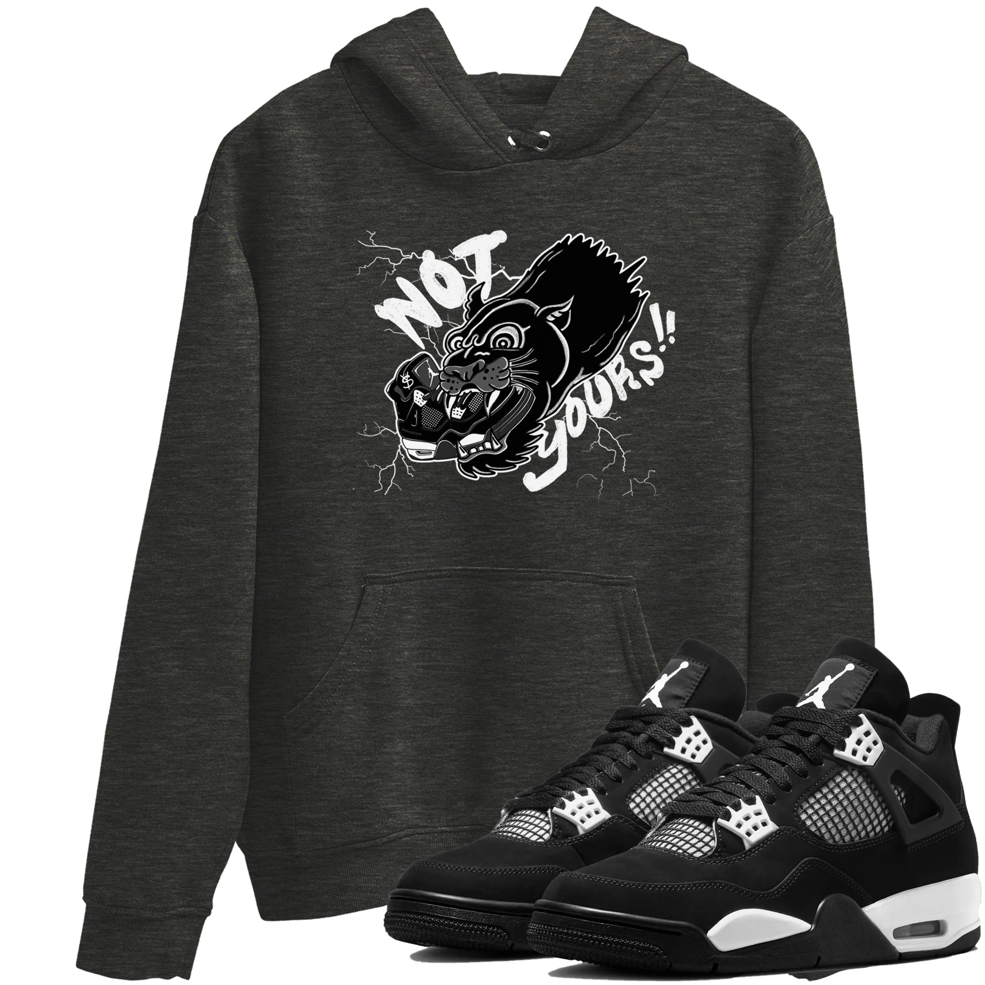 Not Yours Sneaker Tees - Air Jordan 4 White Thunder