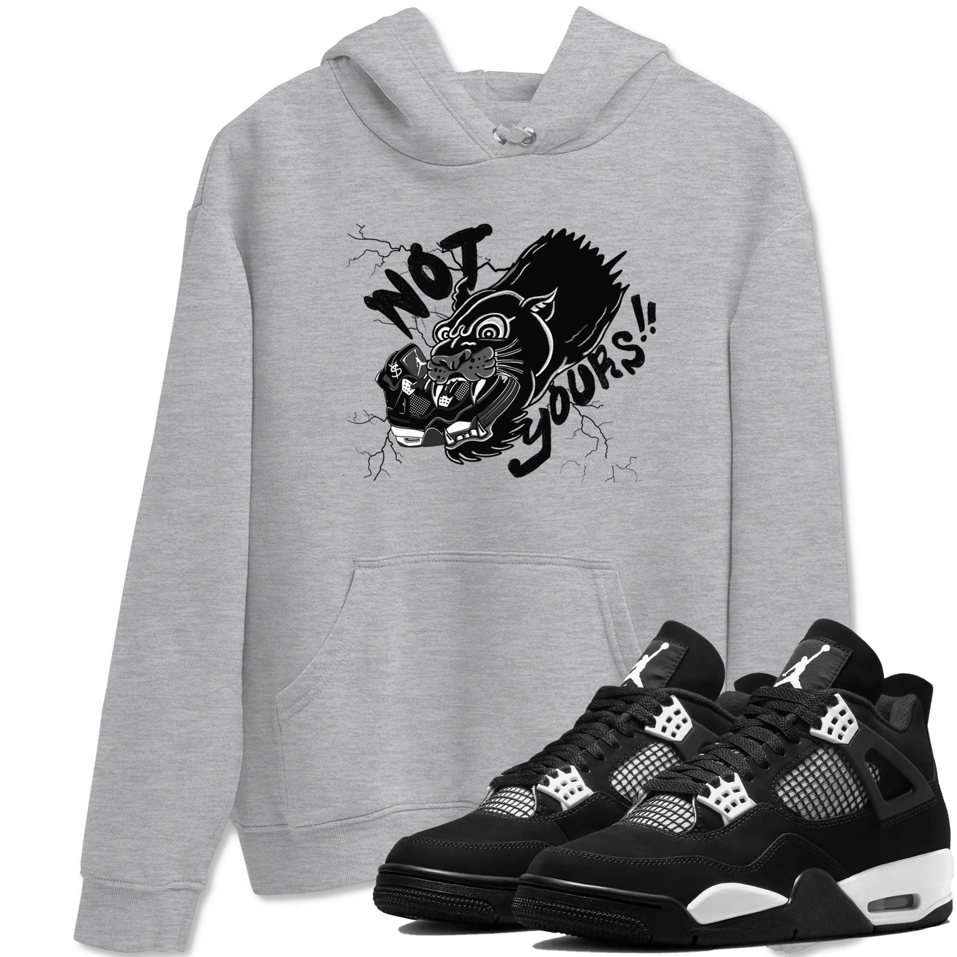 Not Yours Sneaker Tees - Air Jordan 4 White Thunder