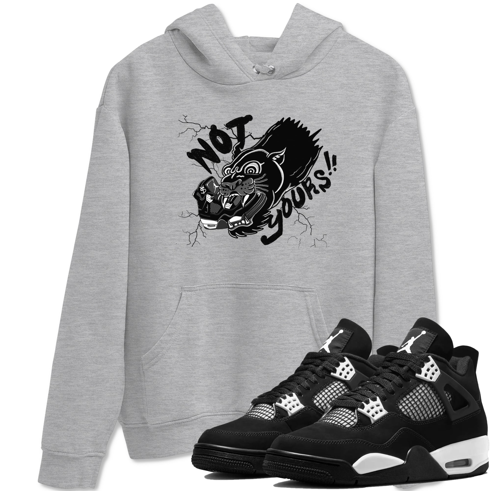 Not Yours Sneaker Tees - Air Jordan 4 White Thunder